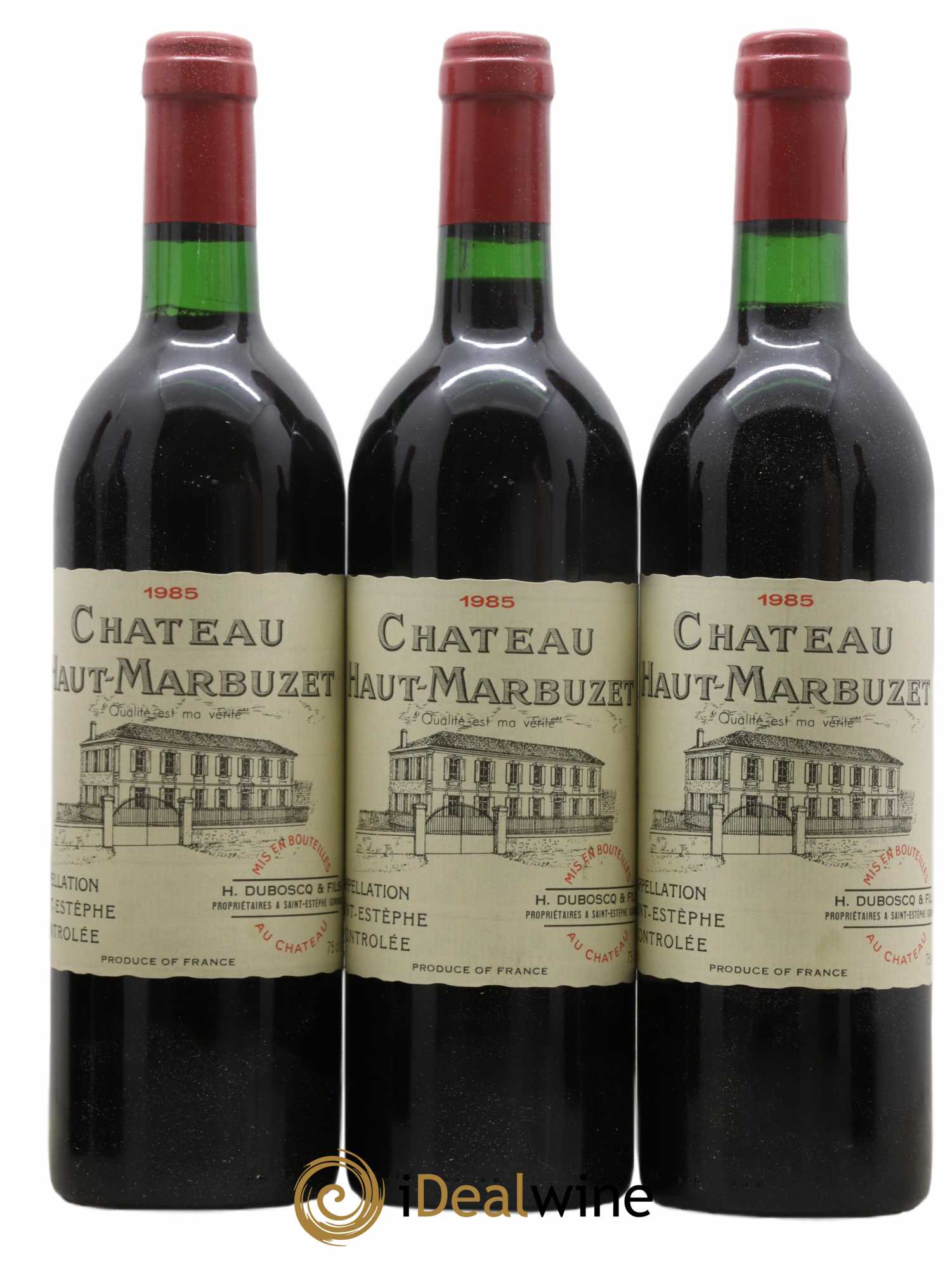 Château Haut Marbuzet 1985 - Lot of 12 bottles - 3