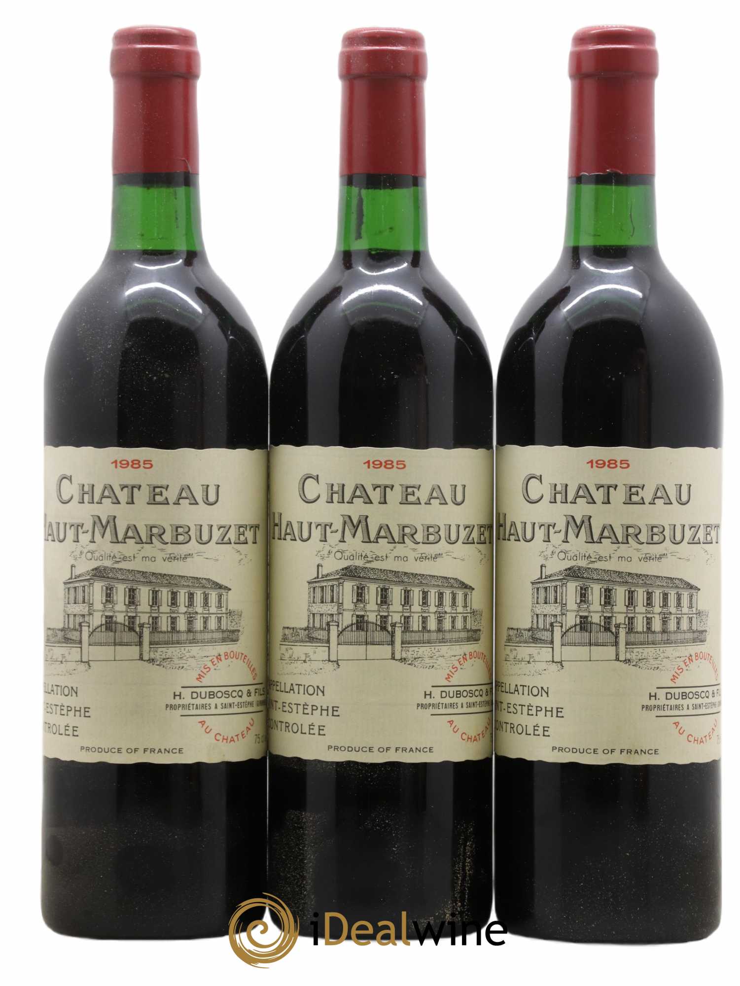 Château Haut Marbuzet 1985 - Lot of 12 bottles - 4