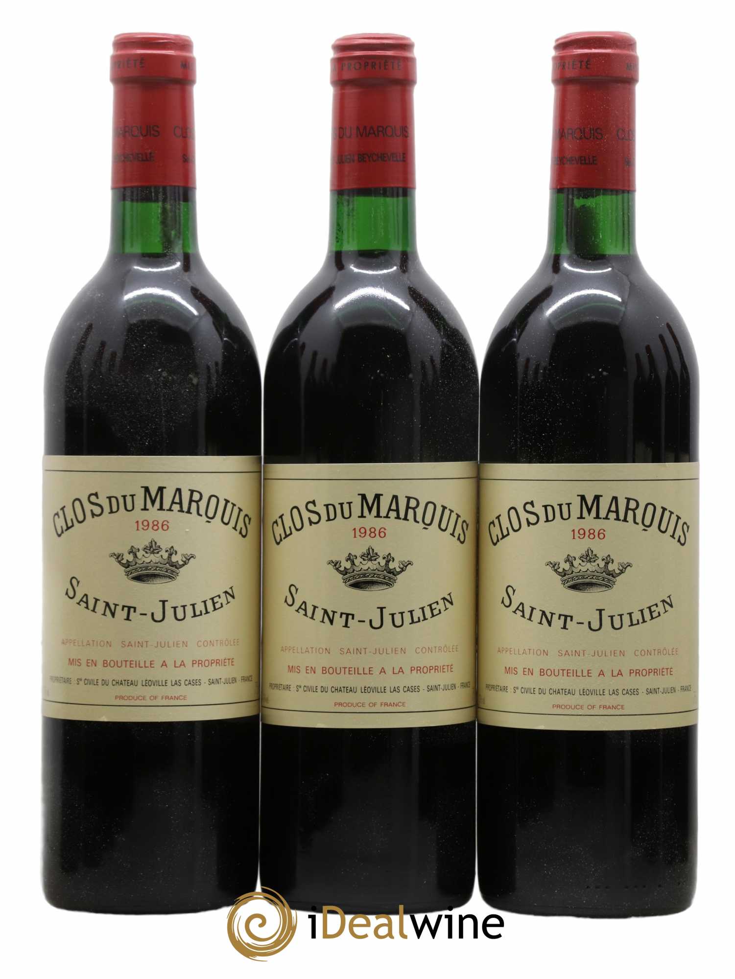 Clos du Marquis 1986 - Lot de 12 bouteilles - 1