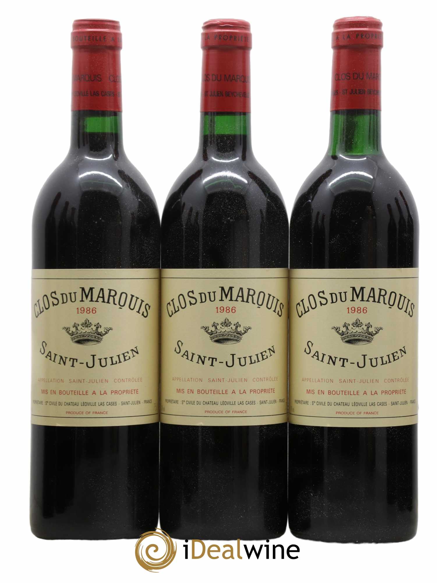 Clos du Marquis 1986 - Lot de 12 bouteilles - 2