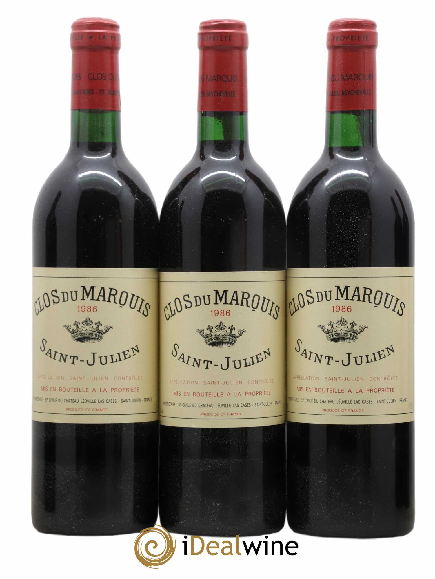Clos du Marquis 1986 - Lot de 12 bouteilles - 3
