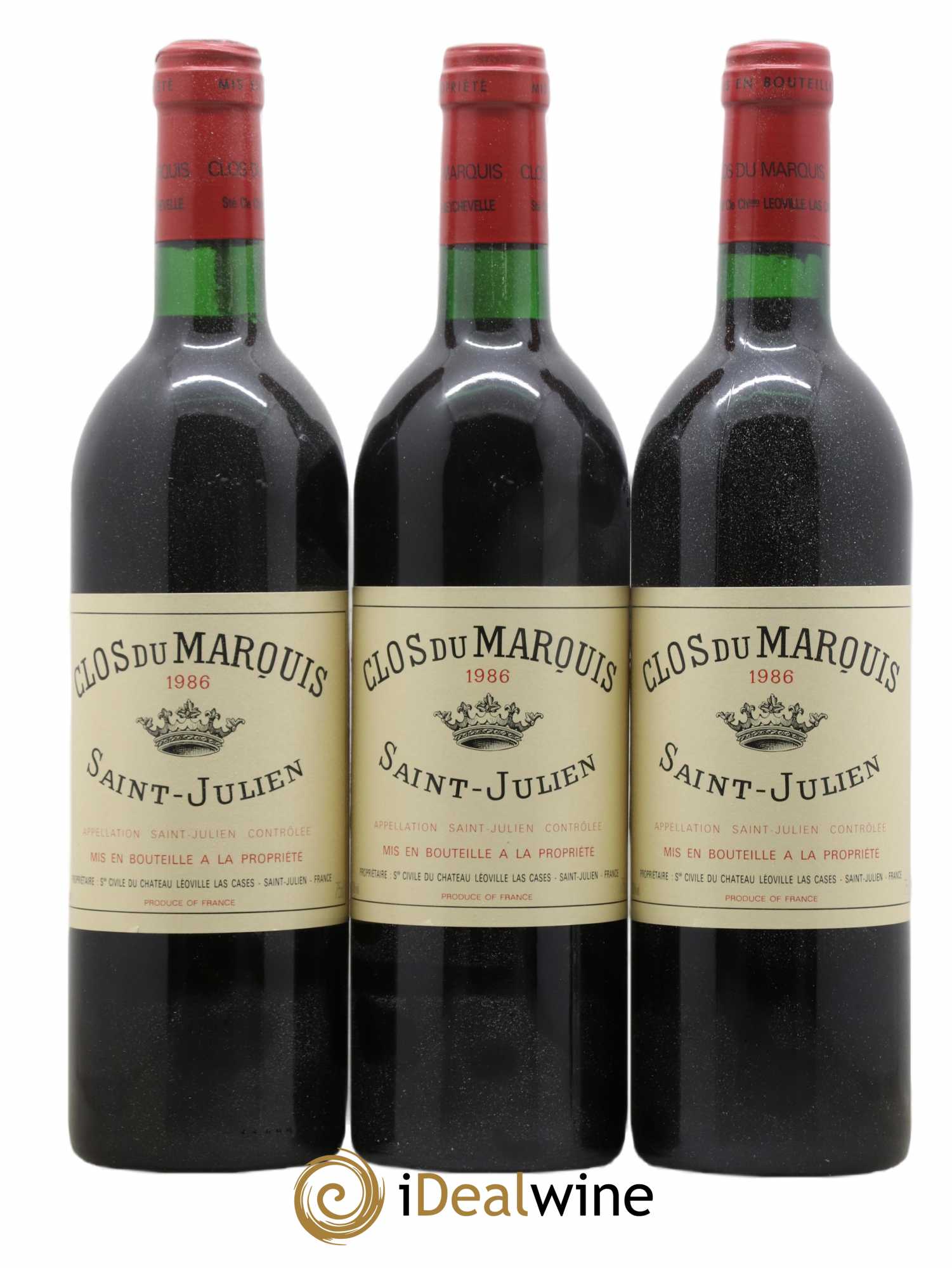 Clos du Marquis 1986 - Lot de 12 bouteilles - 4