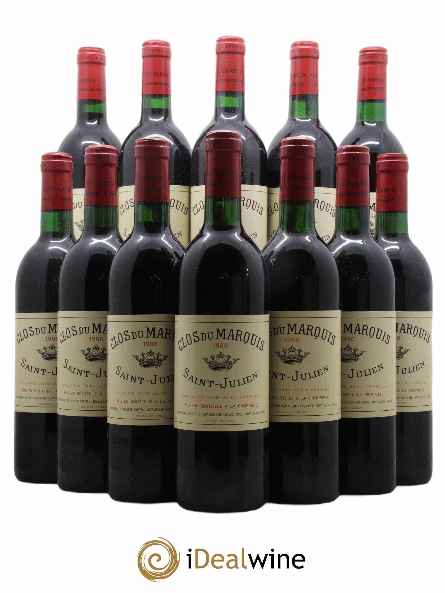 Clos du Marquis 1986 - Lot de 12 bouteilles - 0