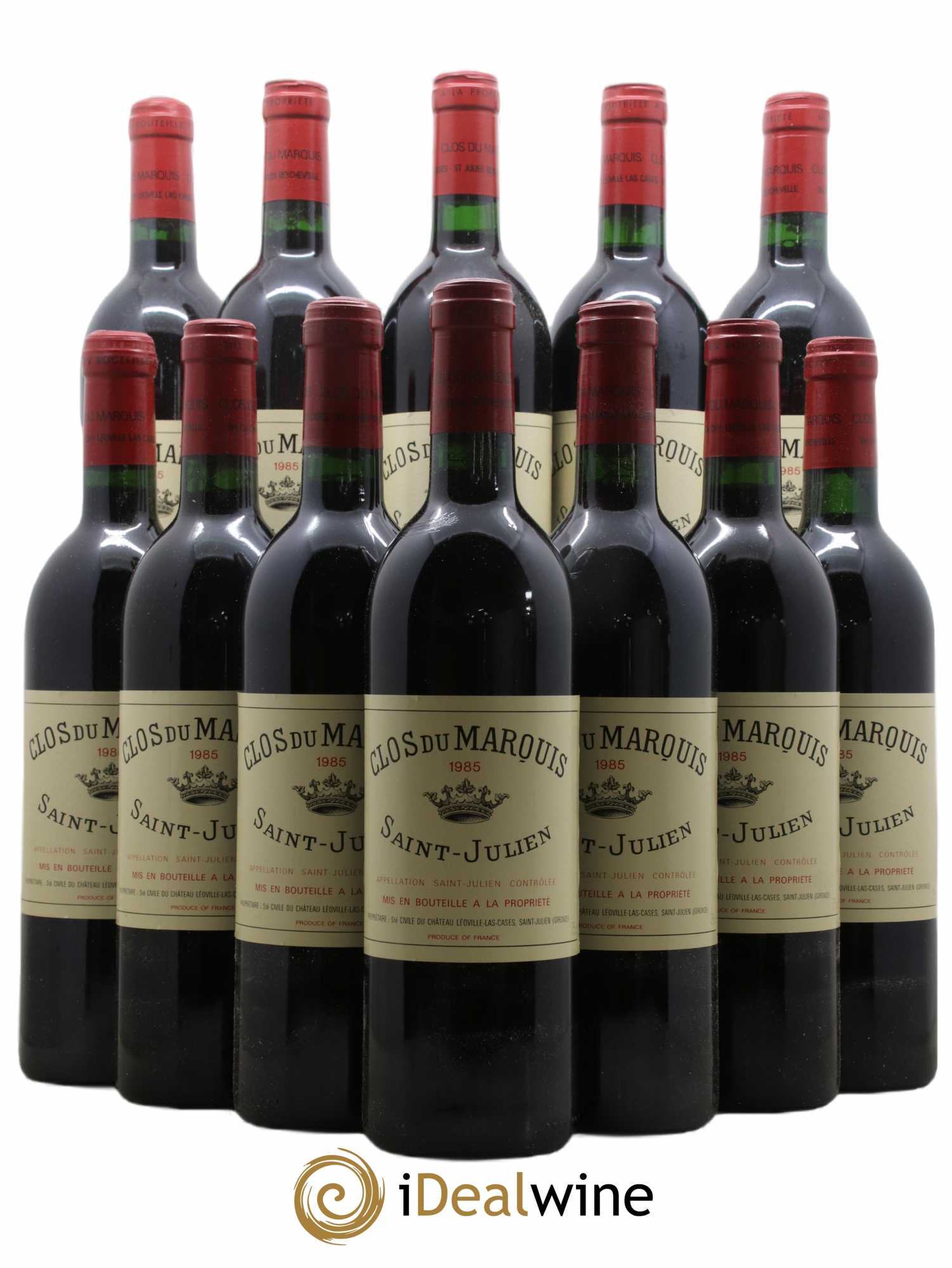 Clos du Marquis 1985 - Lot de 12 bouteilles - 0