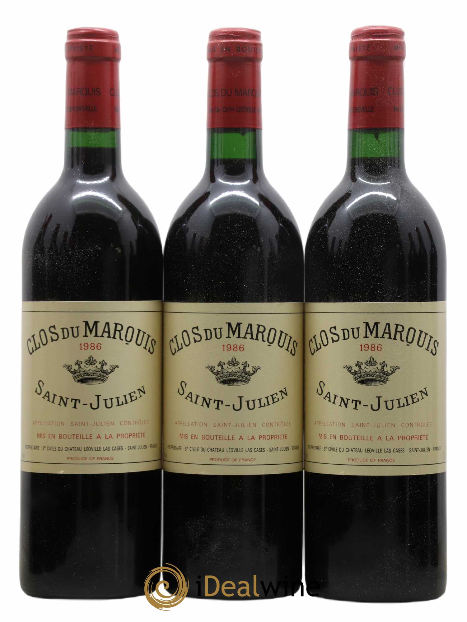 Clos du Marquis 1986 - Lot de 12 bouteilles - 1