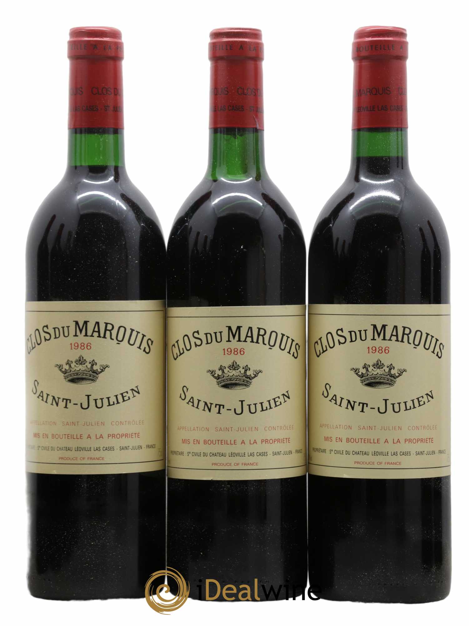 Clos du Marquis 1986 - Lot de 12 bouteilles - 2