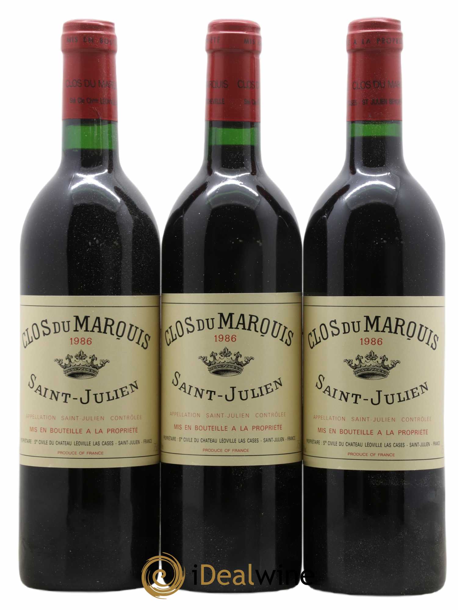 Clos du Marquis 1986 - Lot de 12 bouteilles - 4