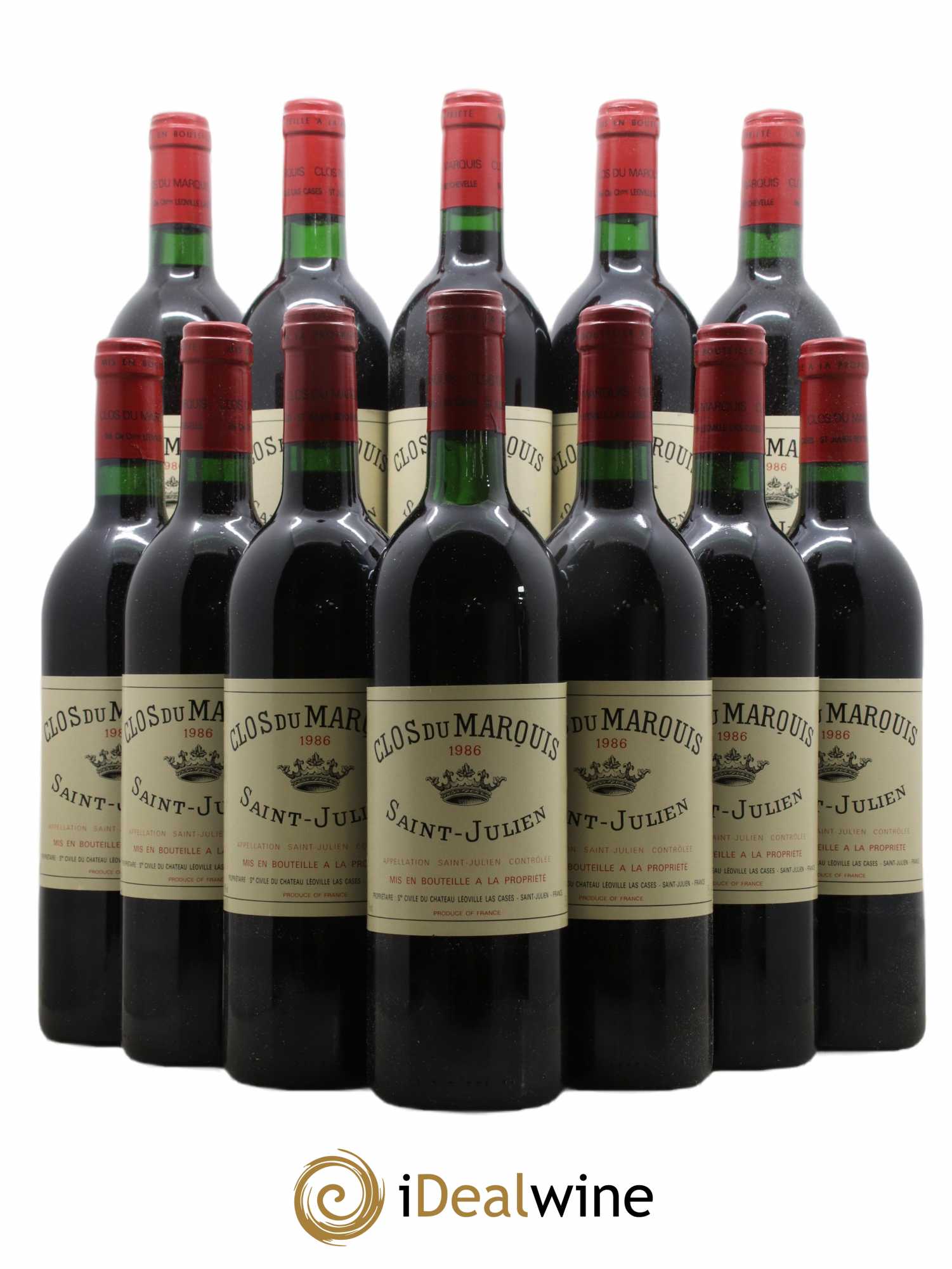 Clos du Marquis 1986 - Lot de 12 bouteilles - 0