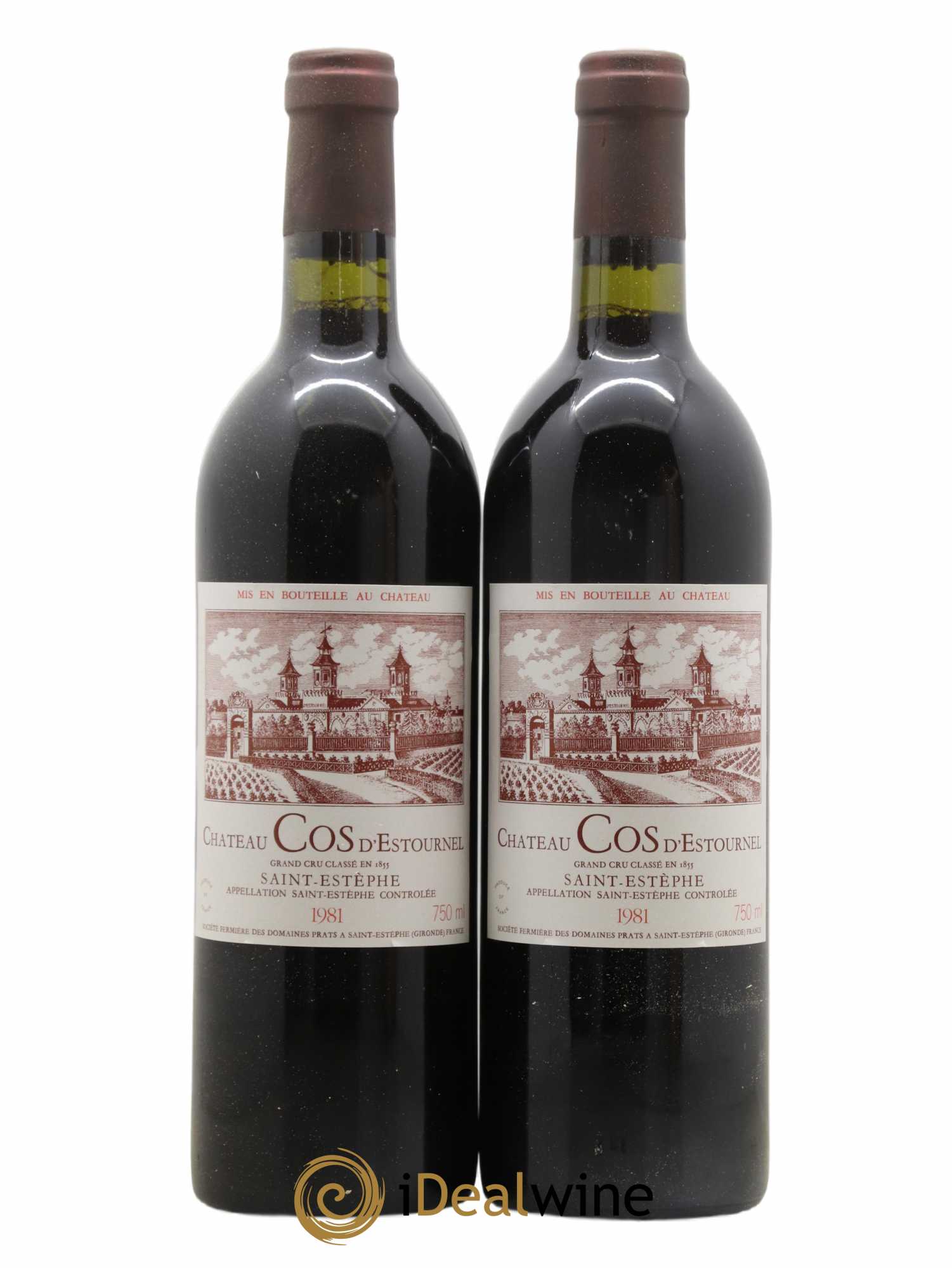 Cos d'Estournel 2ème Grand Cru Classé 1981 - Lot de 2 bouteilles - 0