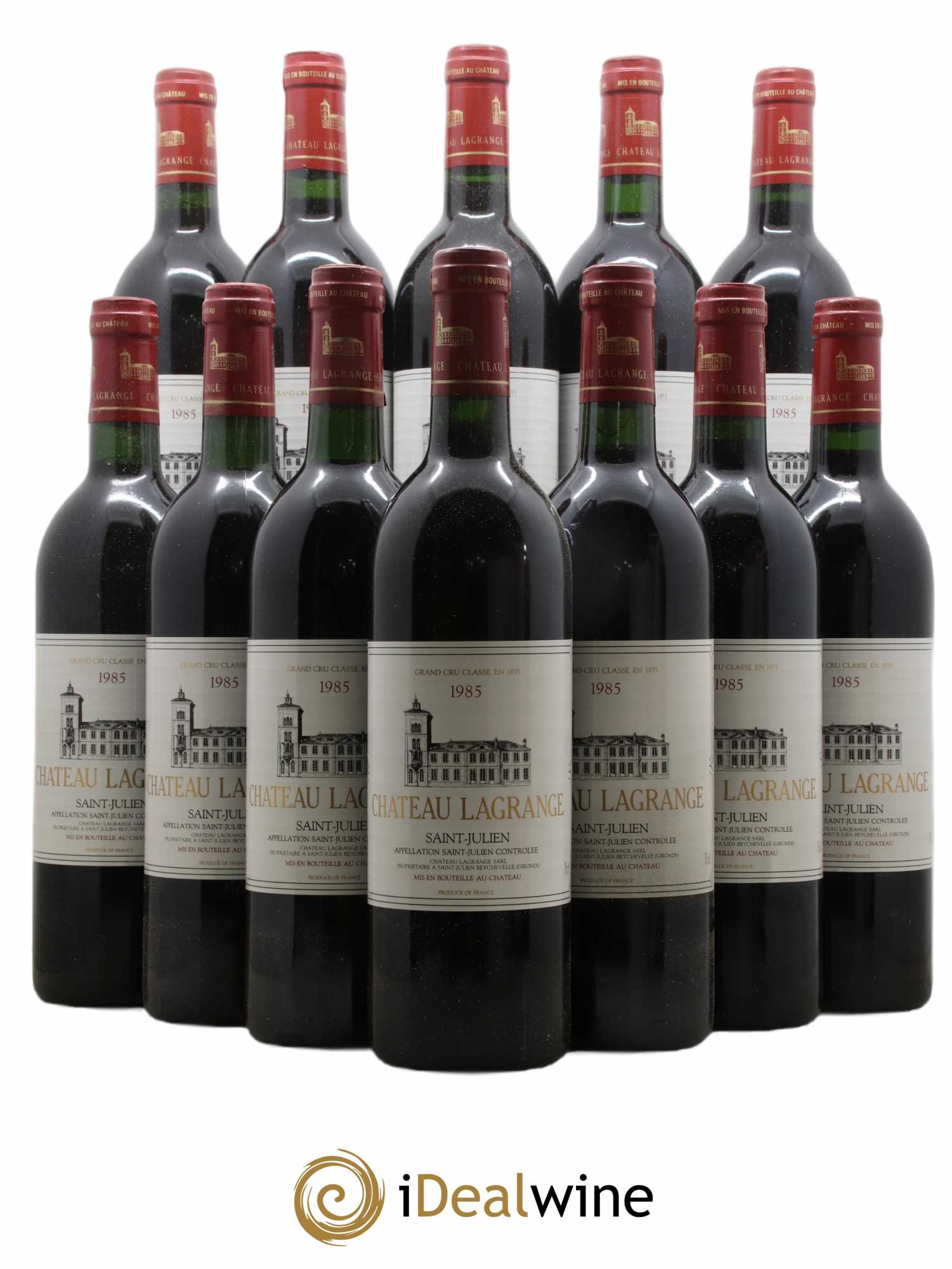Château Lagrange 3ème Grand Cru Classé 1985 - Lot de 12 bouteilles - 0