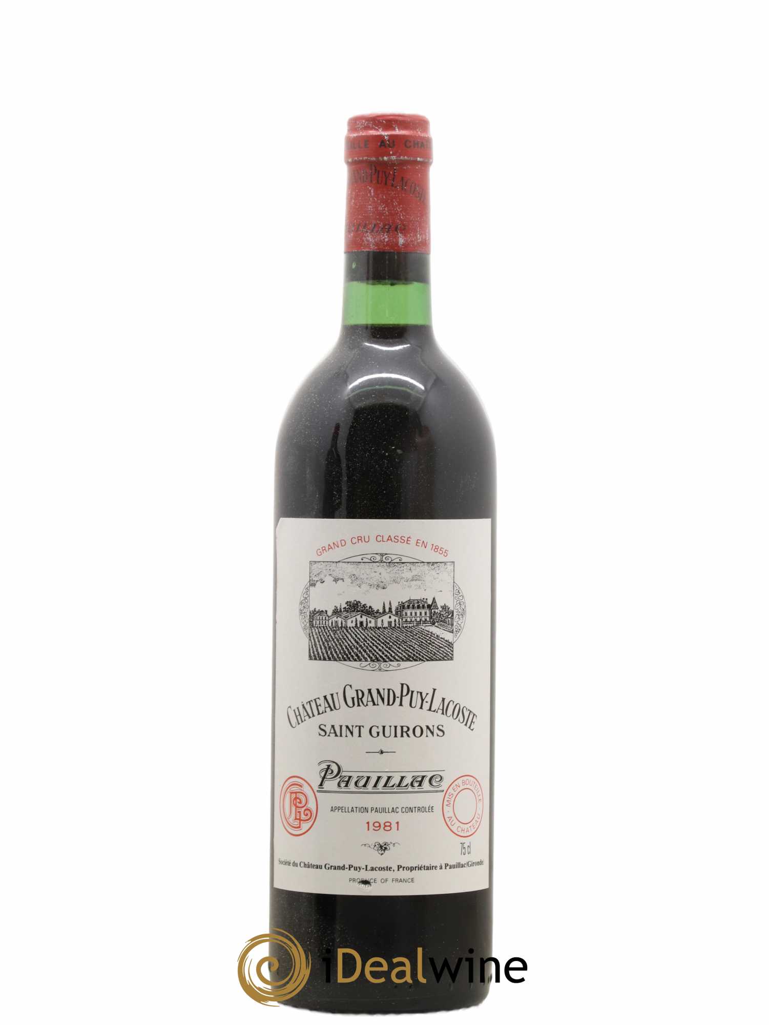 Château Grand Puy Lacoste 5ème Grand Cru Classé 1981 - Lot of 1 bottle - 0