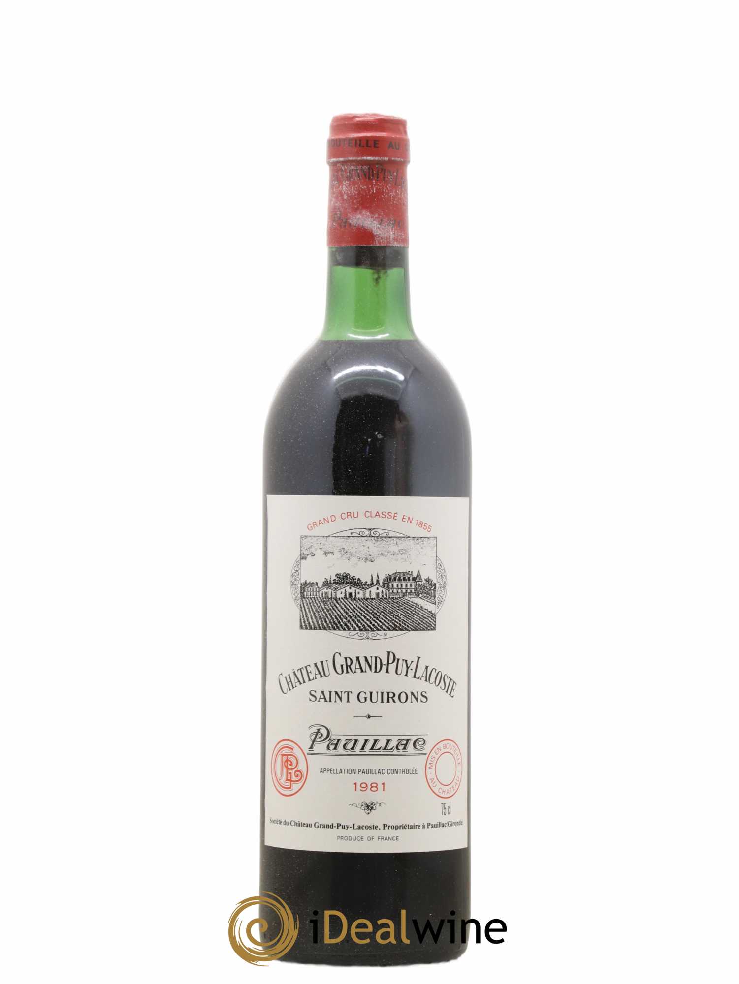Château Grand Puy Lacoste 5ème Grand Cru Classé 1981 - Lot of 1 bottle - 0