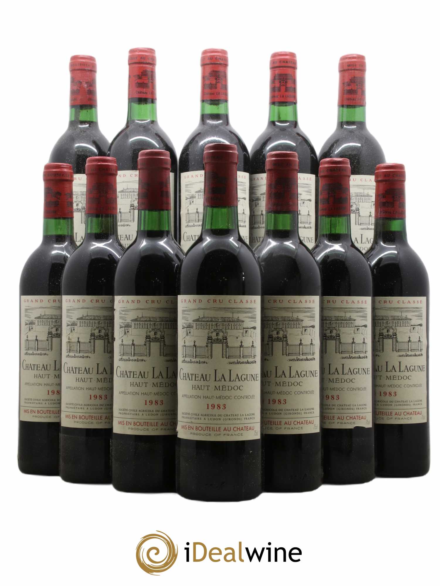 Château la Lagune 3ème Grand Cru Classé 1983 - Lot de 12 bouteilles - 0