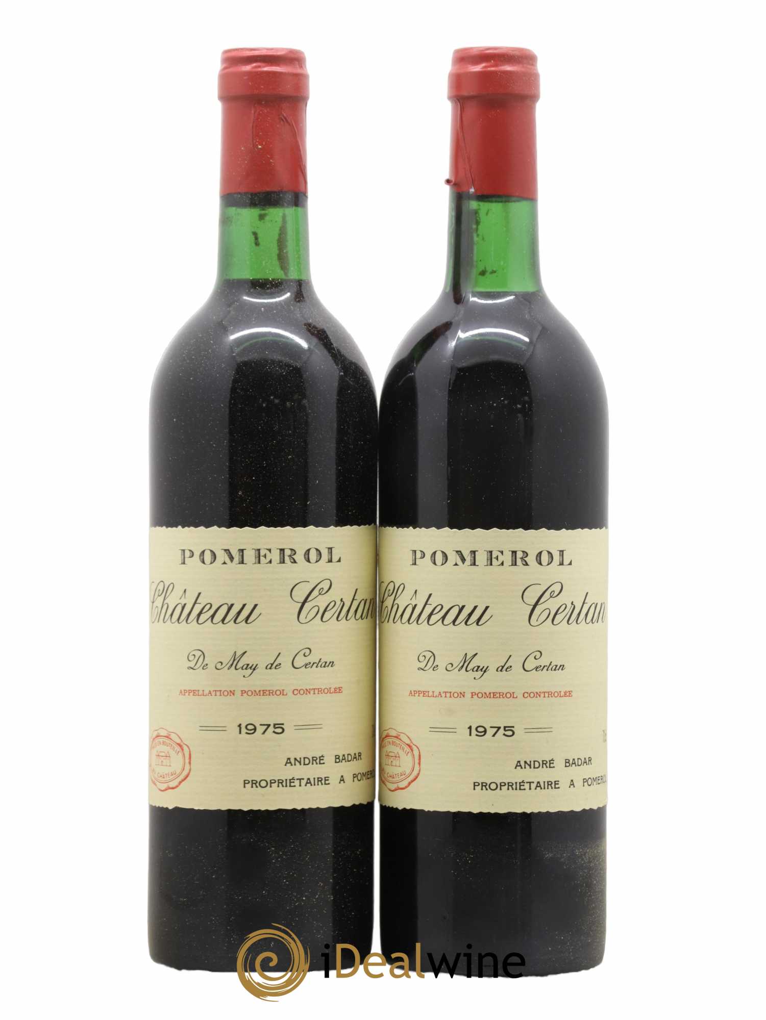 Château Certan de May 1975 - Lot of 2 bottles - 0
