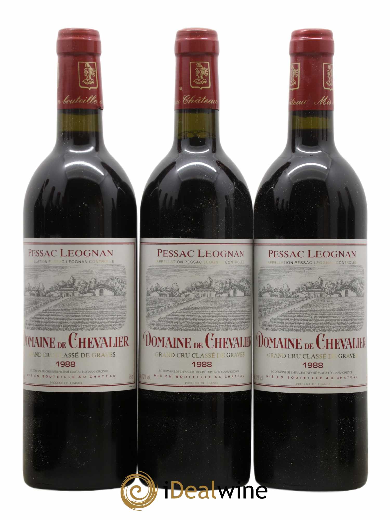 Domaine de Chevalier Cru Classé de Graves 1988 - Lot de 12 bouteilles - 2