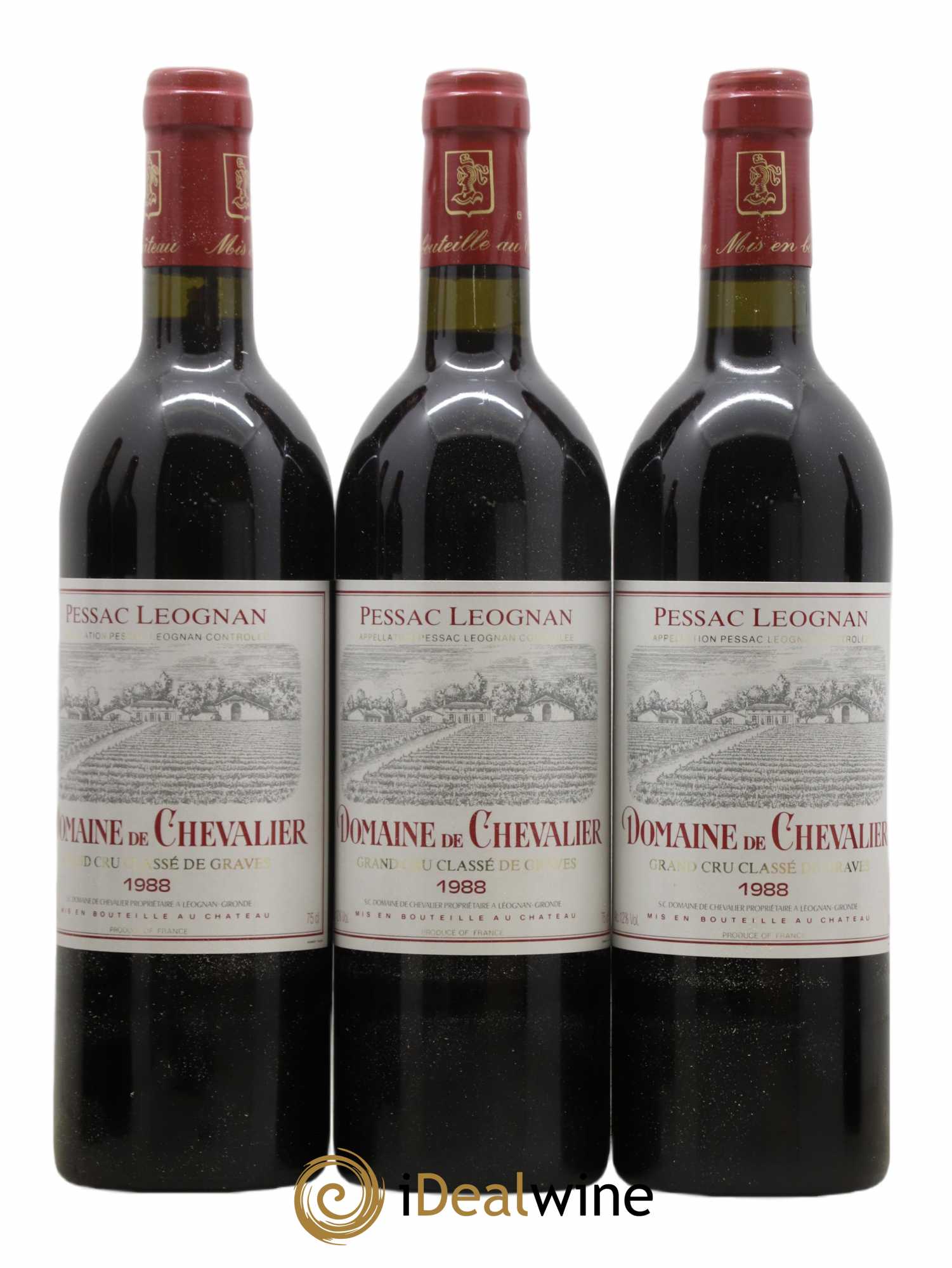 Domaine de Chevalier Cru Classé de Graves 1988 - Lot de 12 bouteilles - 3