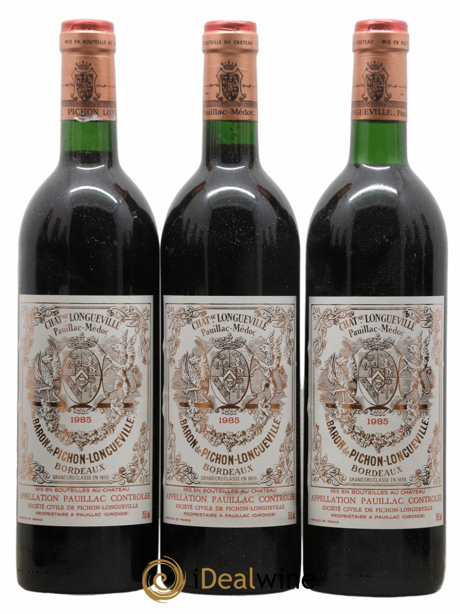 Pichon Longueville Baron 2ème Grand Cru Classé 1985 - Lot of 12 bottles - 2