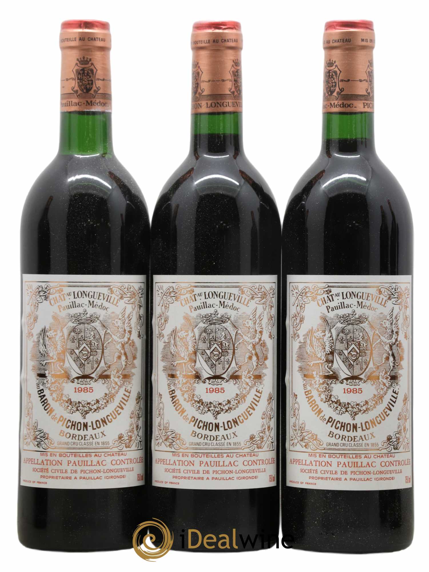 Pichon Longueville Baron 2ème Grand Cru Classé 1985 - Lot of 12 bottles - 3