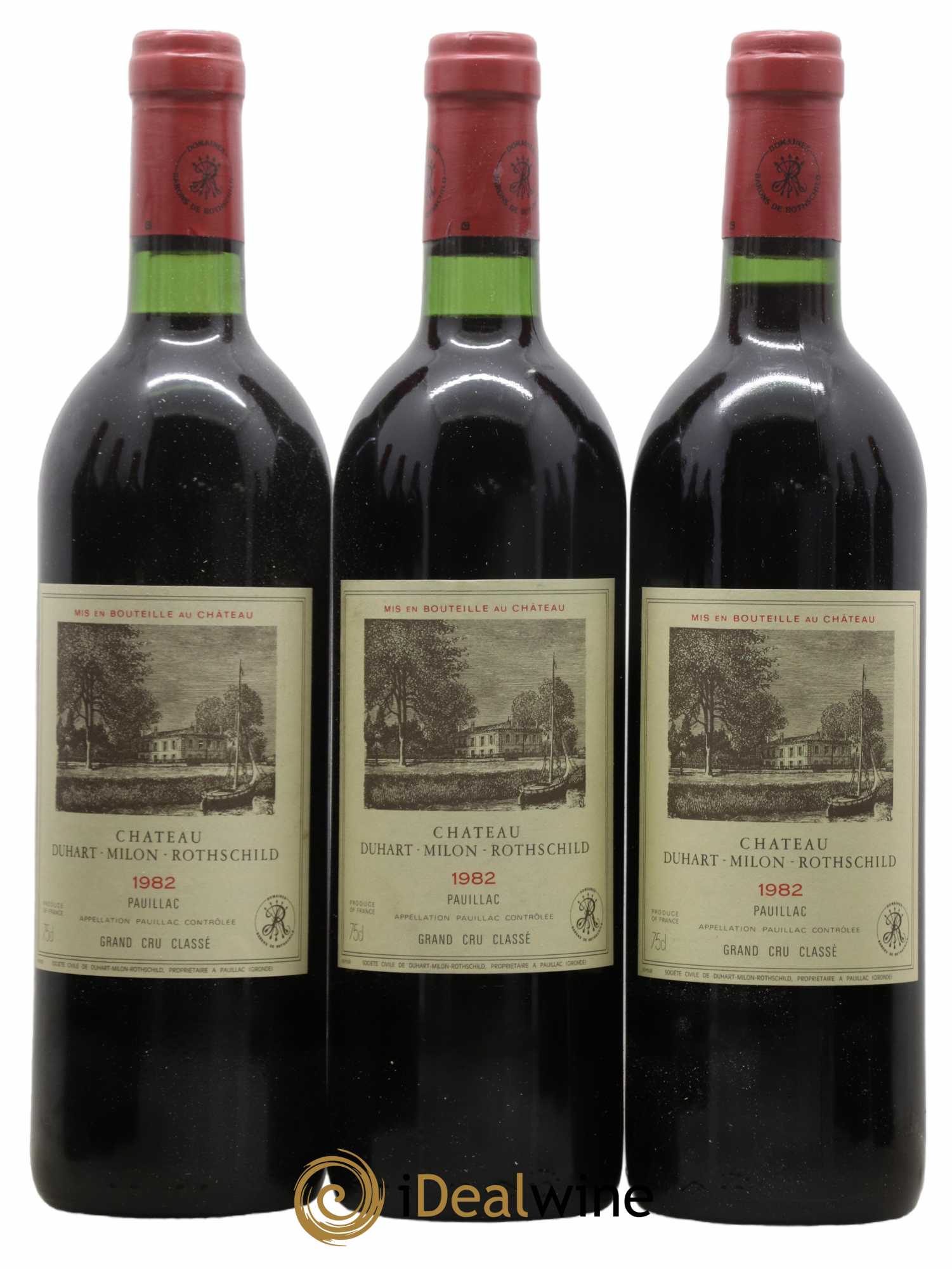 Château Duhart-Milon 4ème Grand Cru Classé 1982 - Lot de 12 bouteilles - 2