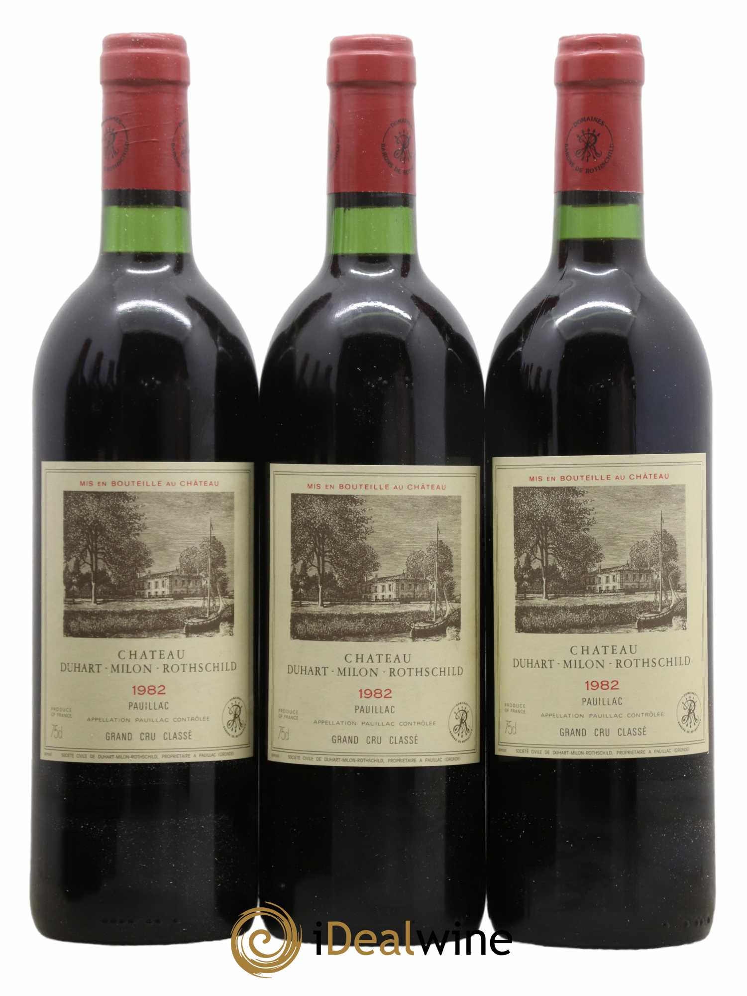 Château Duhart-Milon 4ème Grand Cru Classé 1982 - Lot de 12 bouteilles - 3