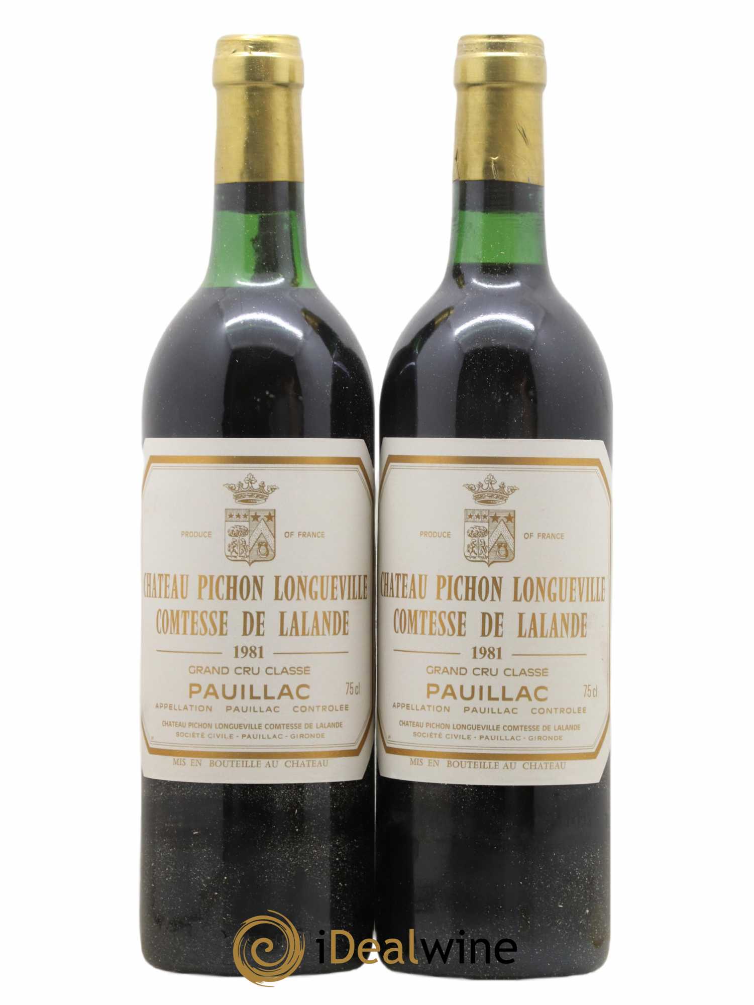 Château Pichon Longueville Comtesse de Lalande 2ème Grand Cru Classé 1981 - Lot de 2 bouteilles - 0