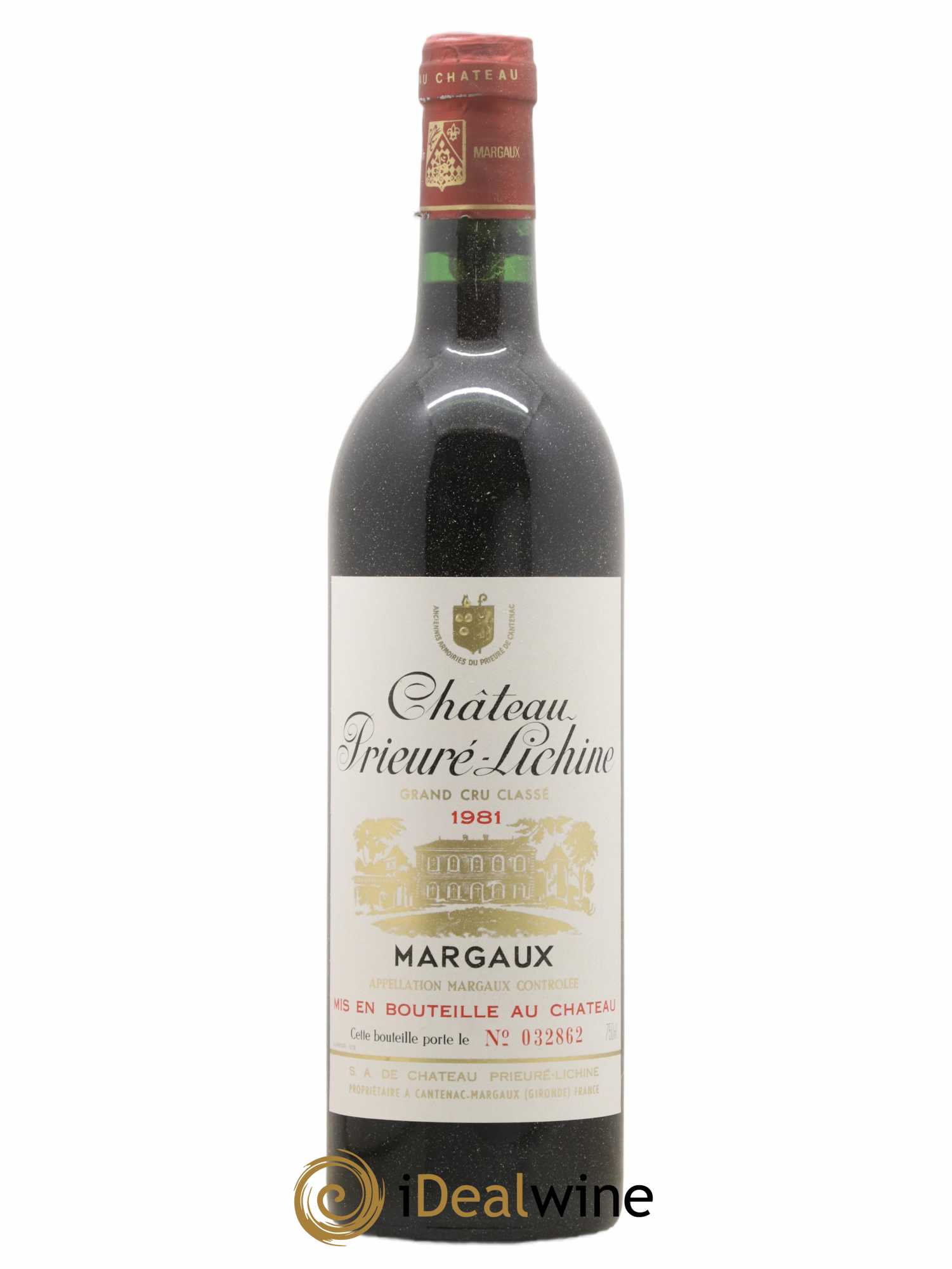 Château Prieuré Lichine 4ème Grand Cru Classé 1981 - Lot of 1 bottle - 0