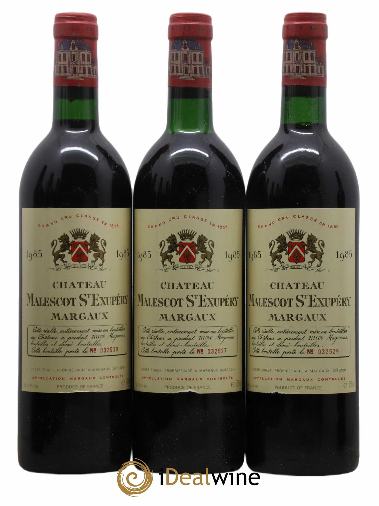 Château Malescot Saint-Exupéry 3ème Grand Cru Classé 1985 - Lot de 12 bouteilles - 2