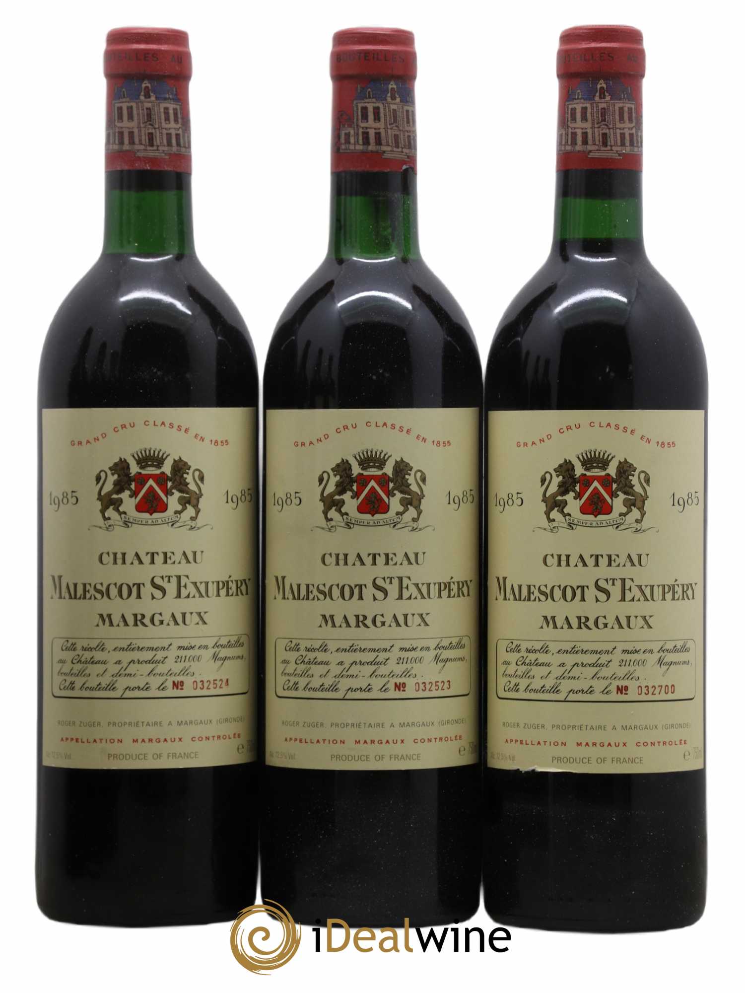 Château Malescot Saint-Exupéry 3ème Grand Cru Classé 1985 - Lot de 12 bouteilles - 3