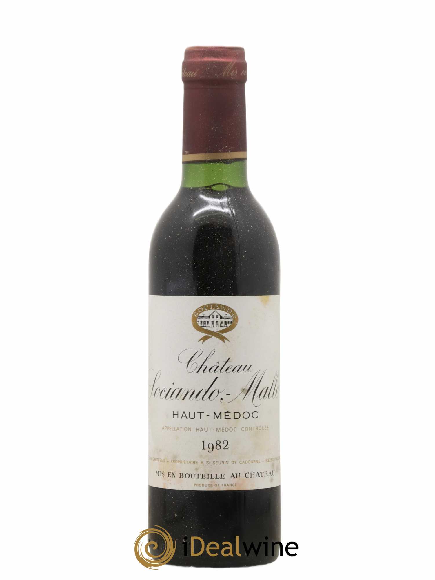 Château Sociando Mallet 1982 - Lot of 1 half-bottle - 0