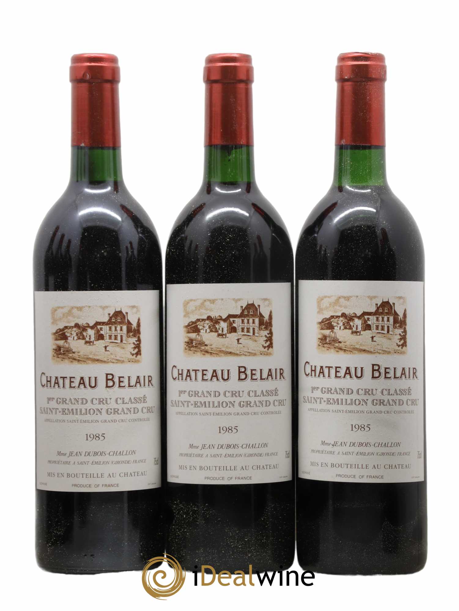 Château Belair (Belair-Monange) 1er Grand Cru Classé B 1985 - Lot de 12 bouteilles - 1