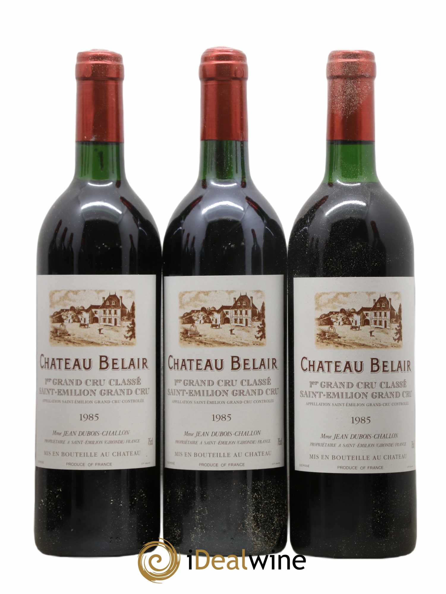 Château Belair (Belair-Monange) 1er Grand Cru Classé B 1985 - Lot de 12 bouteilles - 2