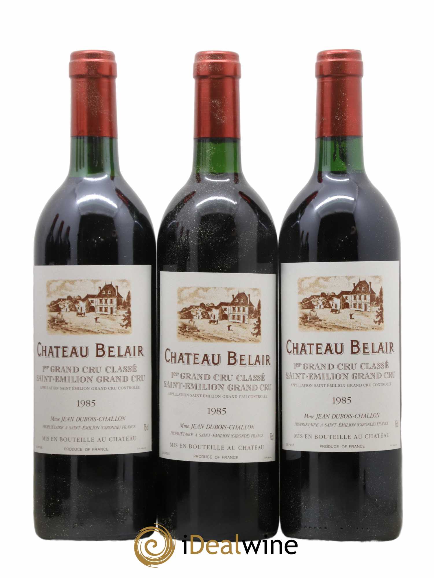 Château Belair (Belair-Monange) 1er Grand Cru Classé B 1985 - Lot de 12 bouteilles - 3