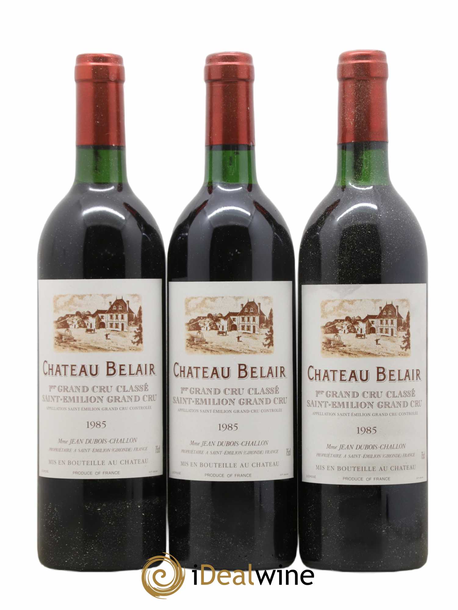 Château Belair (Belair-Monange) 1er Grand Cru Classé B 1985 - Lot de 12 bouteilles - 4