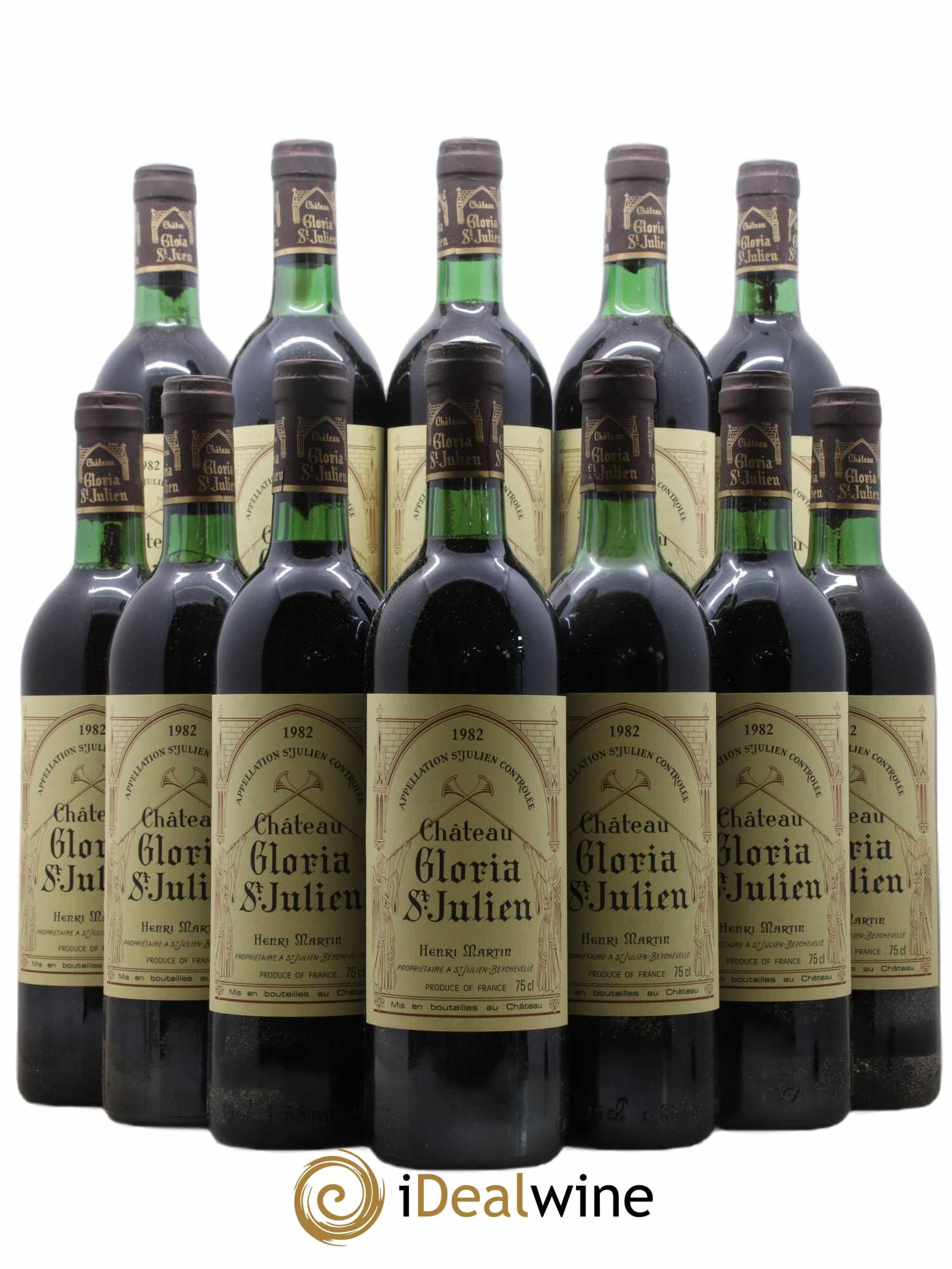 Château Gloria 1982 - Lot de 12 bouteilles - 0
