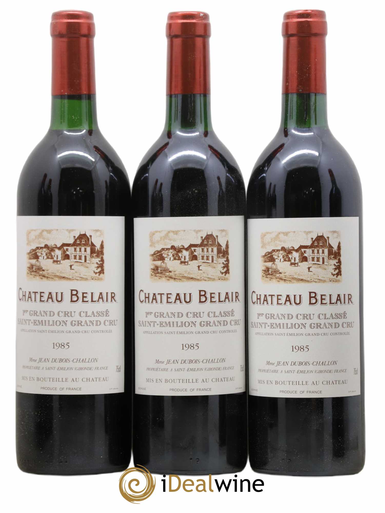 Château Belair (Belair-Monange) 1er Grand Cru Classé B 1985 - Lot de 12 bouteilles - 3