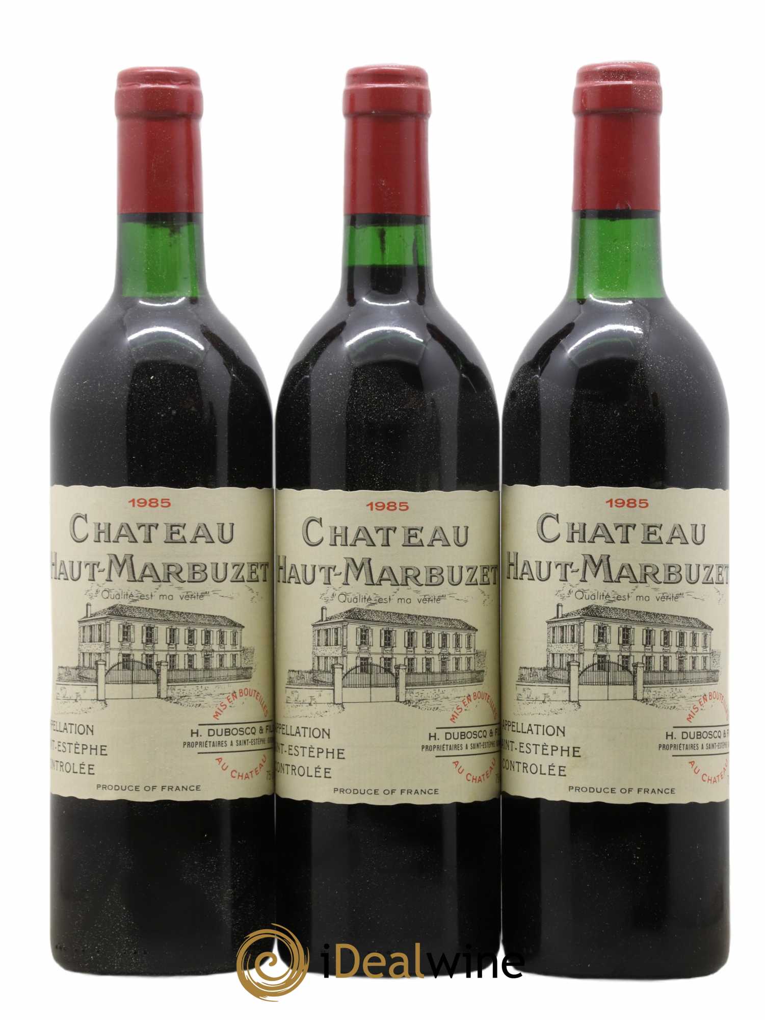 Château Haut Marbuzet 1985 - Lot of 6 bottles - 1