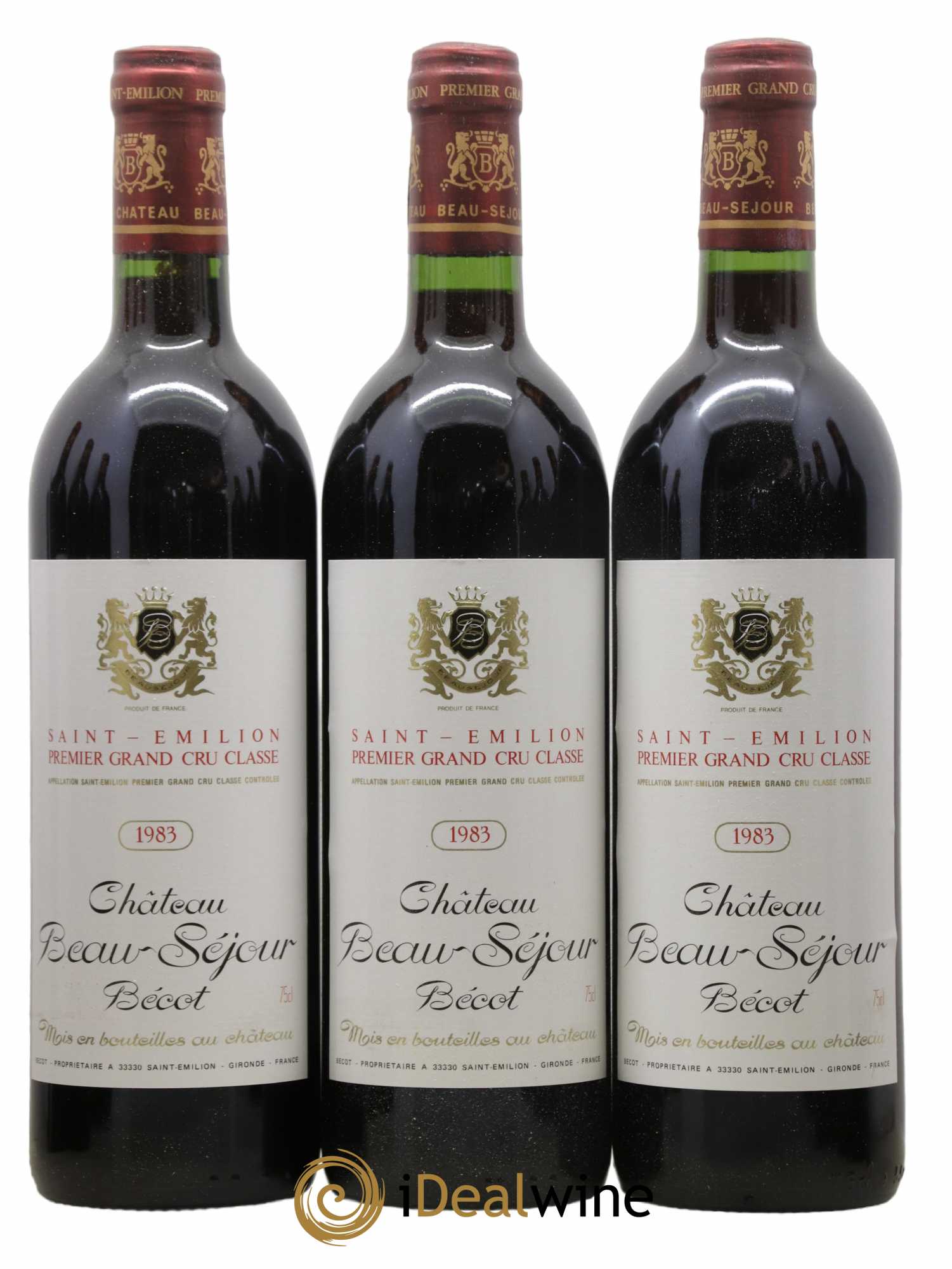 Château Beau-Séjour Bécot 1er Grand Cru Classé B 1983 - Lot de 12 bouteilles - 2