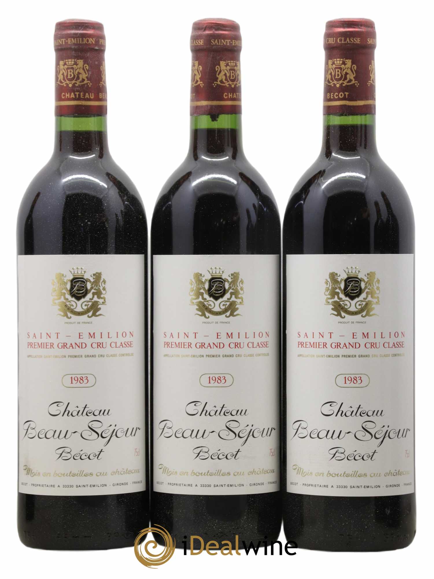 Château Beau-Séjour Bécot 1er Grand Cru Classé B 1983 - Lot de 12 bouteilles - 3