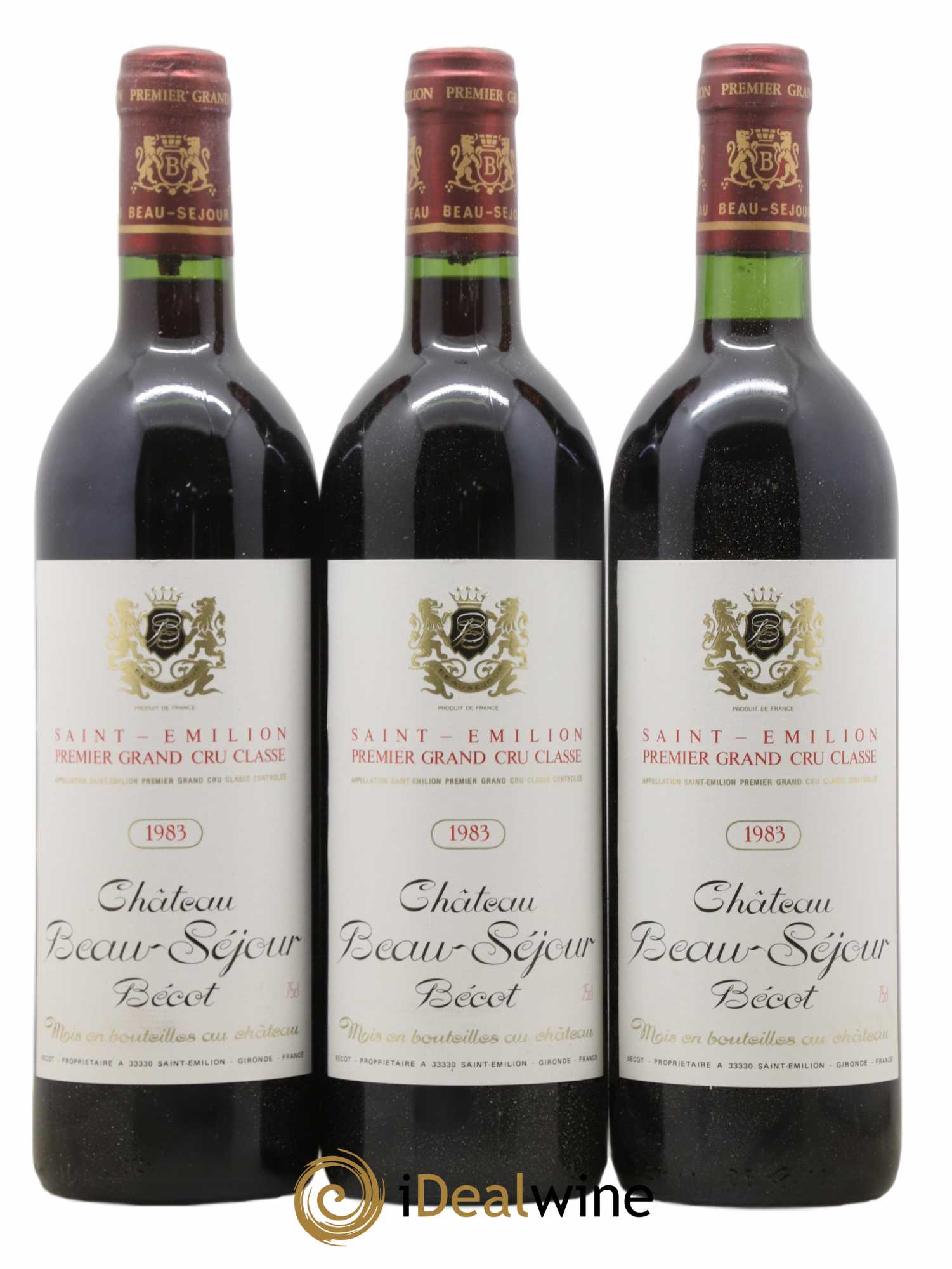 Château Beau-Séjour Bécot 1er Grand Cru Classé B 1983 - Lot de 12 bouteilles - 4