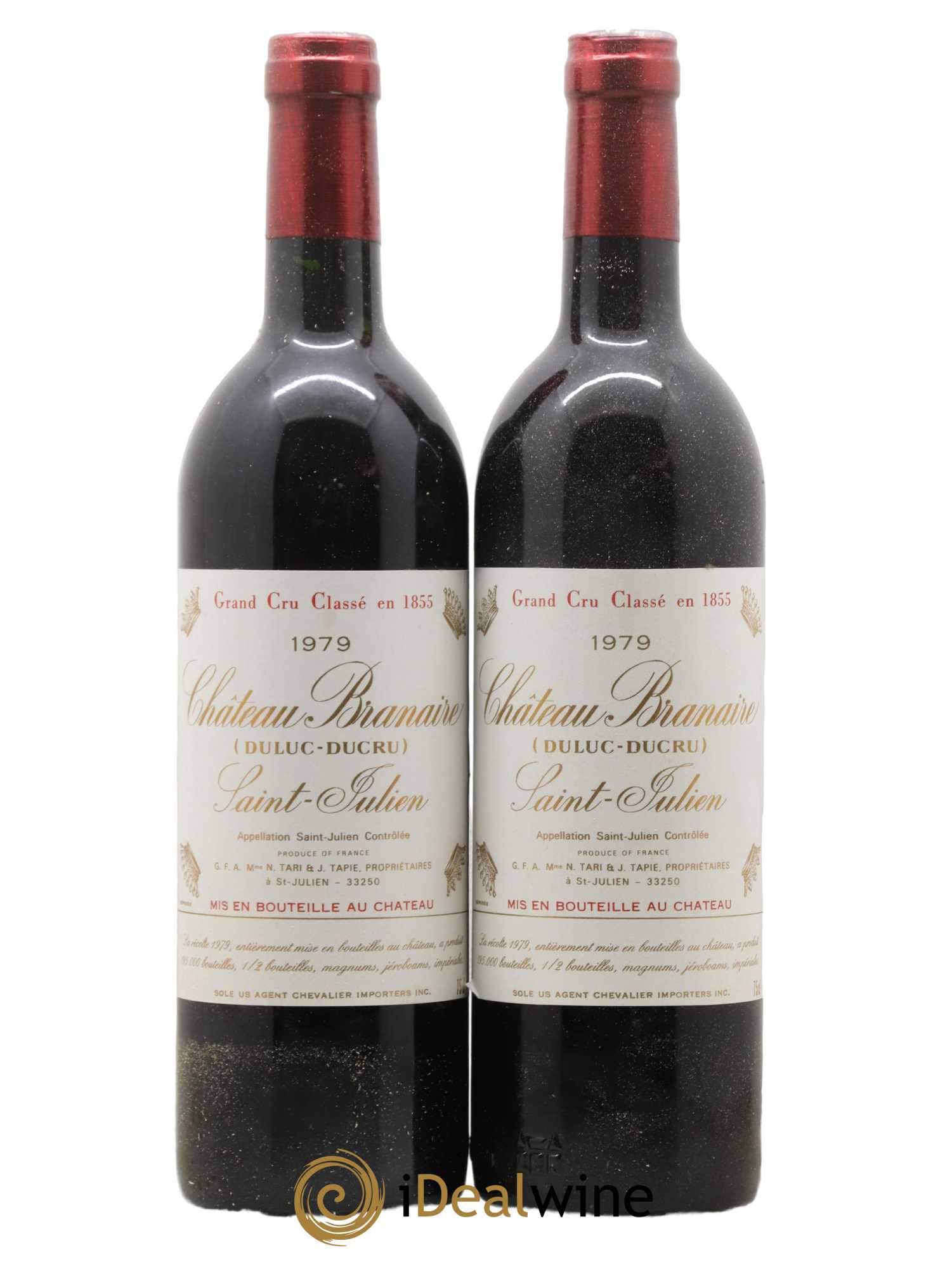 Château Branaire Ducru 4ème Grand Cru Classé 1979 - Lot de 2 bouteilles - 0