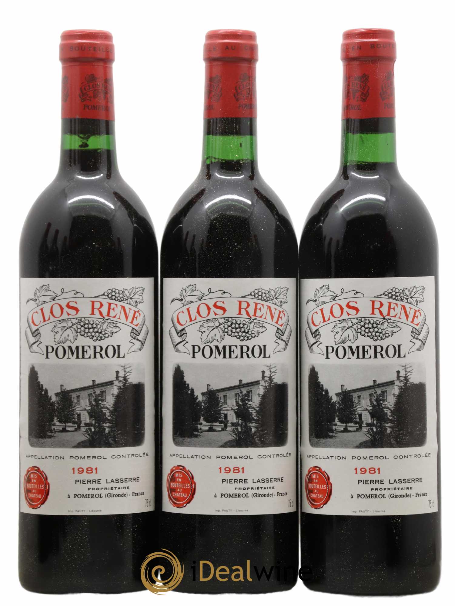 Clos René 1981 - Lot of 12 bottles - 1