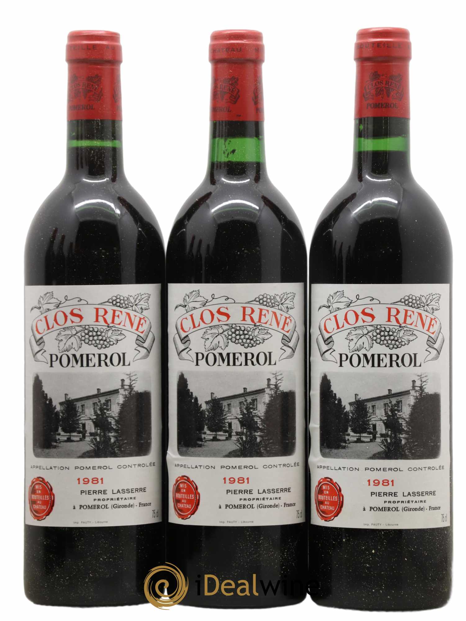 Clos René 1981 - Lot of 12 bottles - 2