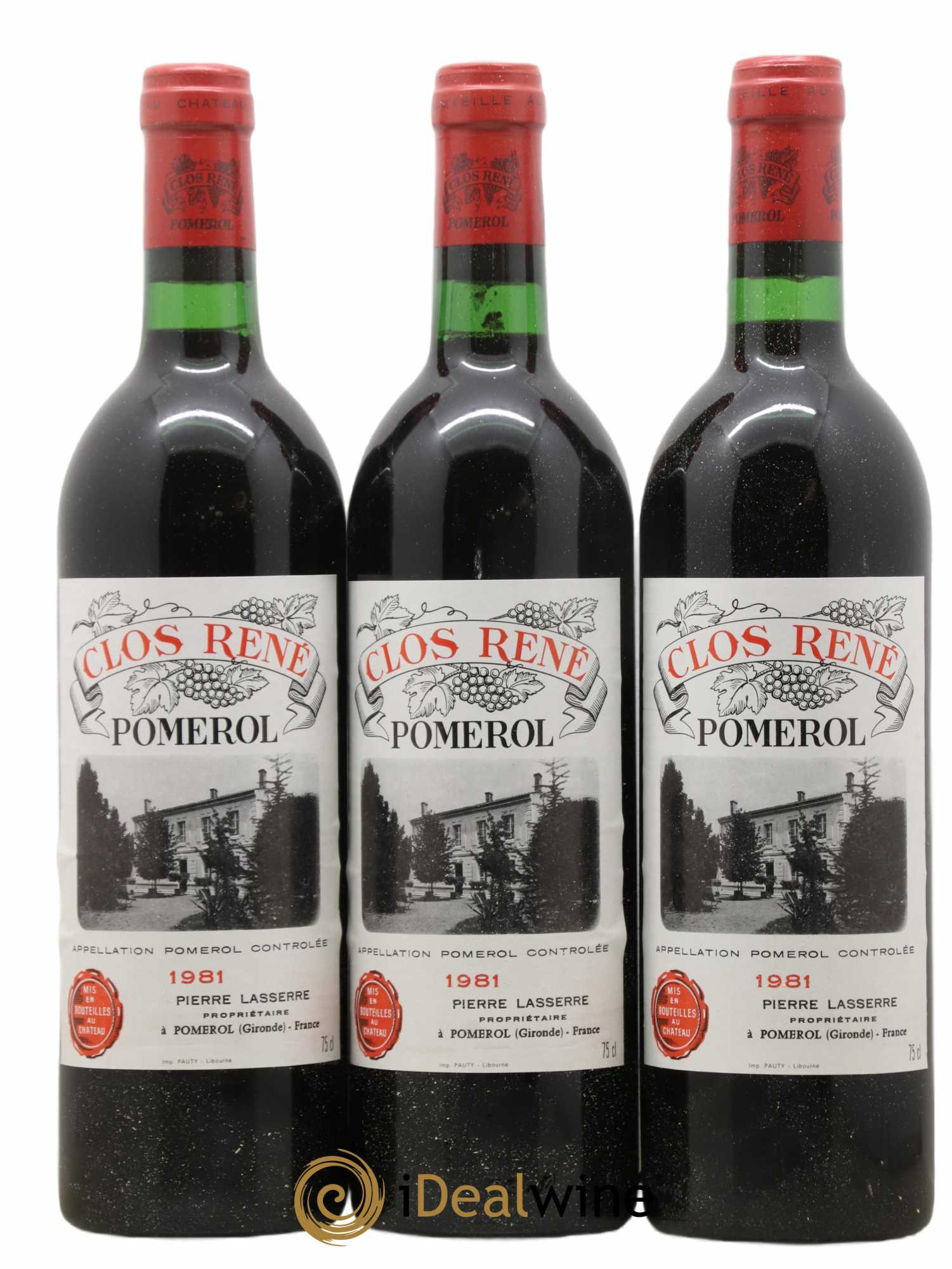 Clos René 1981 - Lot of 12 bottles - 4
