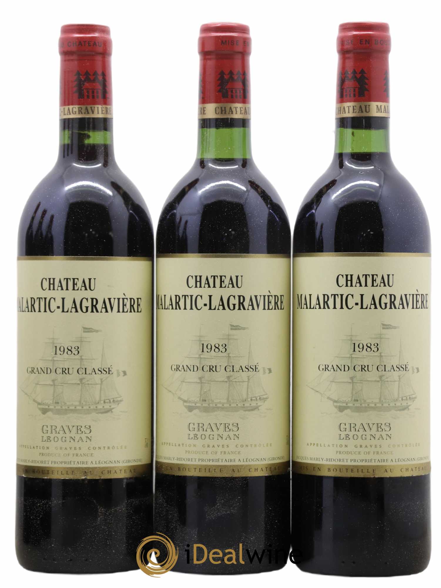 Château Malartic-Lagravière Cru Classé de Graves 1983 - Lotto di 12 bottiglie - 3
