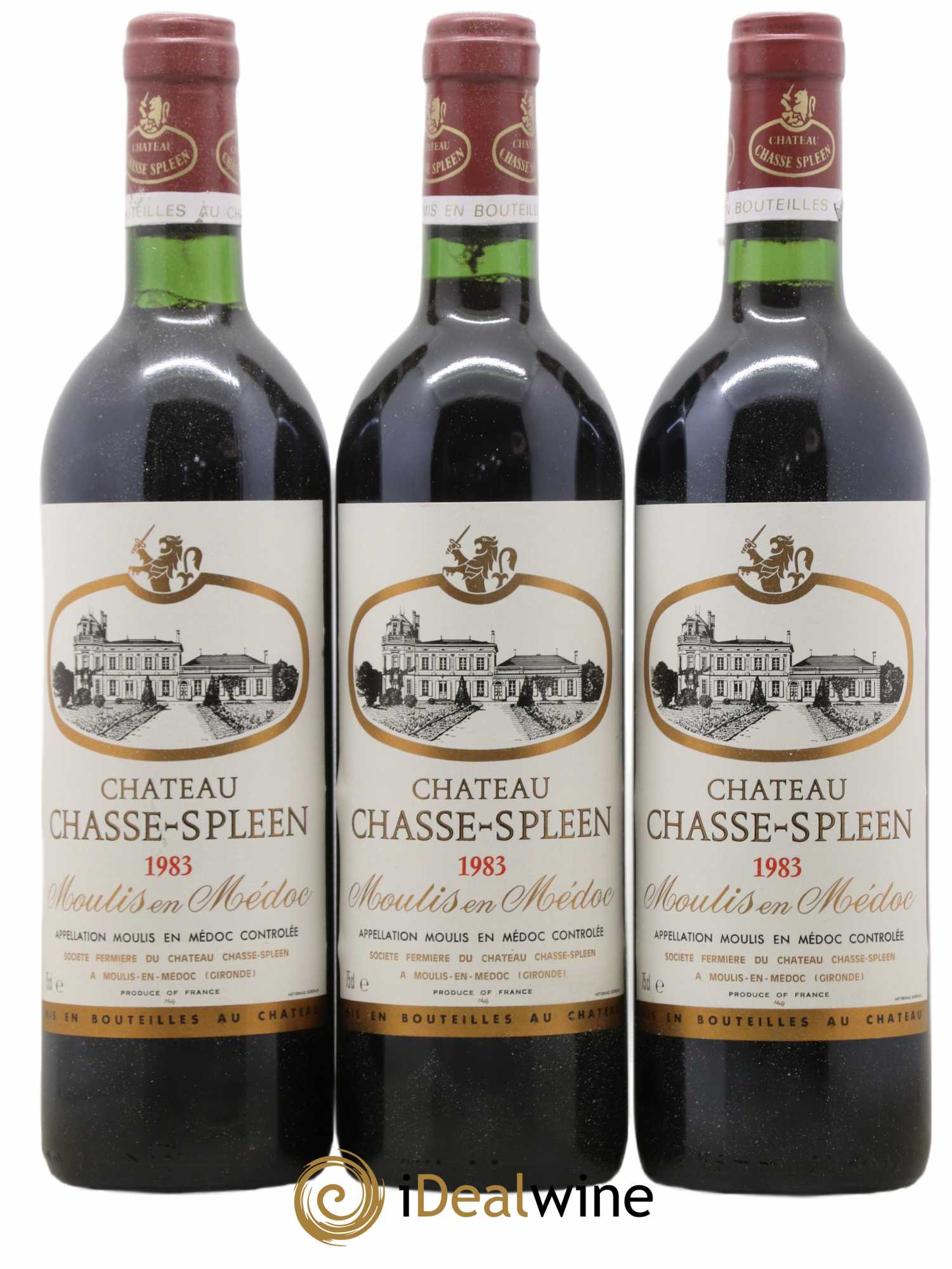 Château Chasse Spleen 1983 - Lot de 12 bouteilles - 4