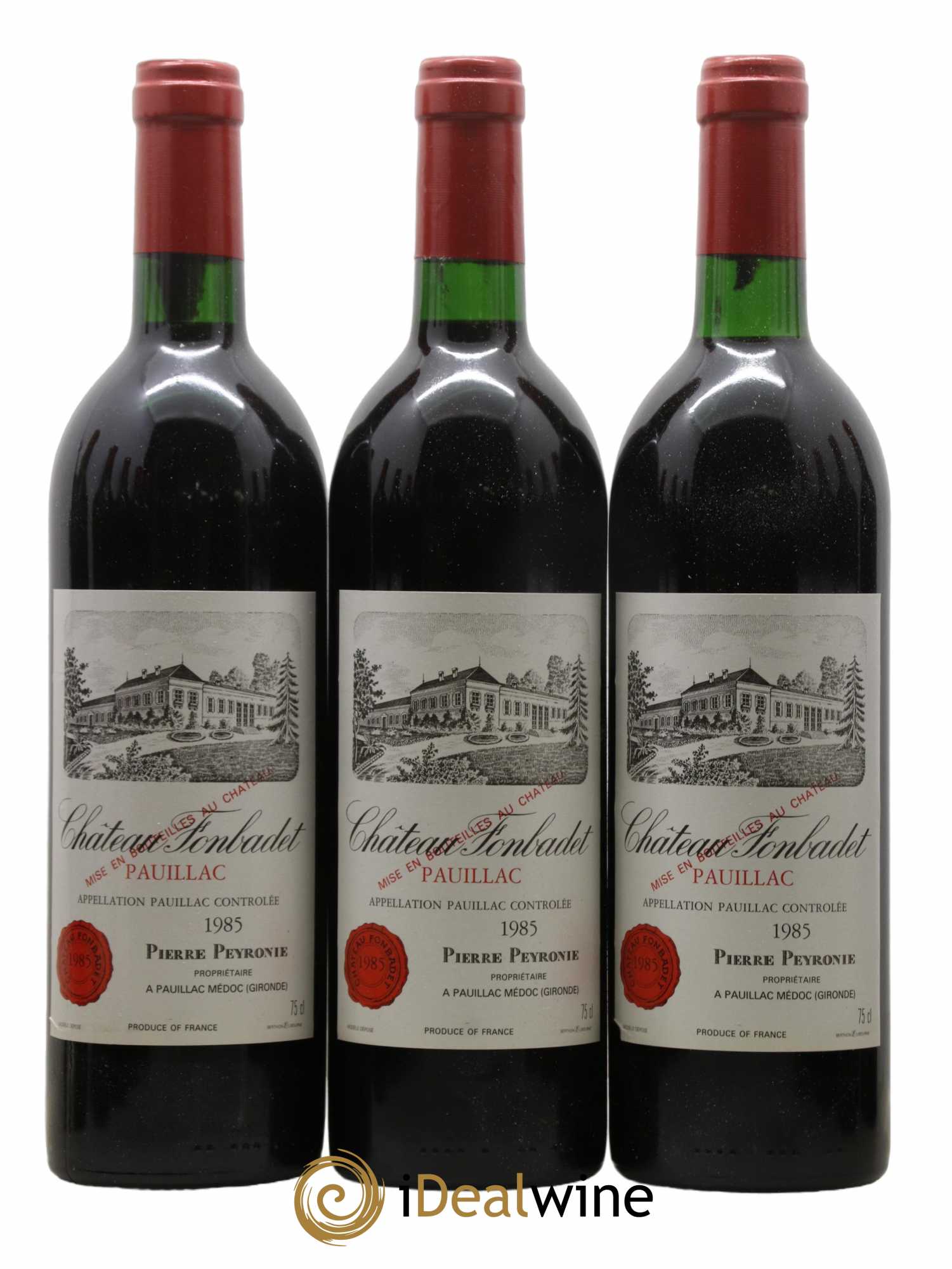 Château Fonbadet 1985 - Lot de 12 bouteilles - 1