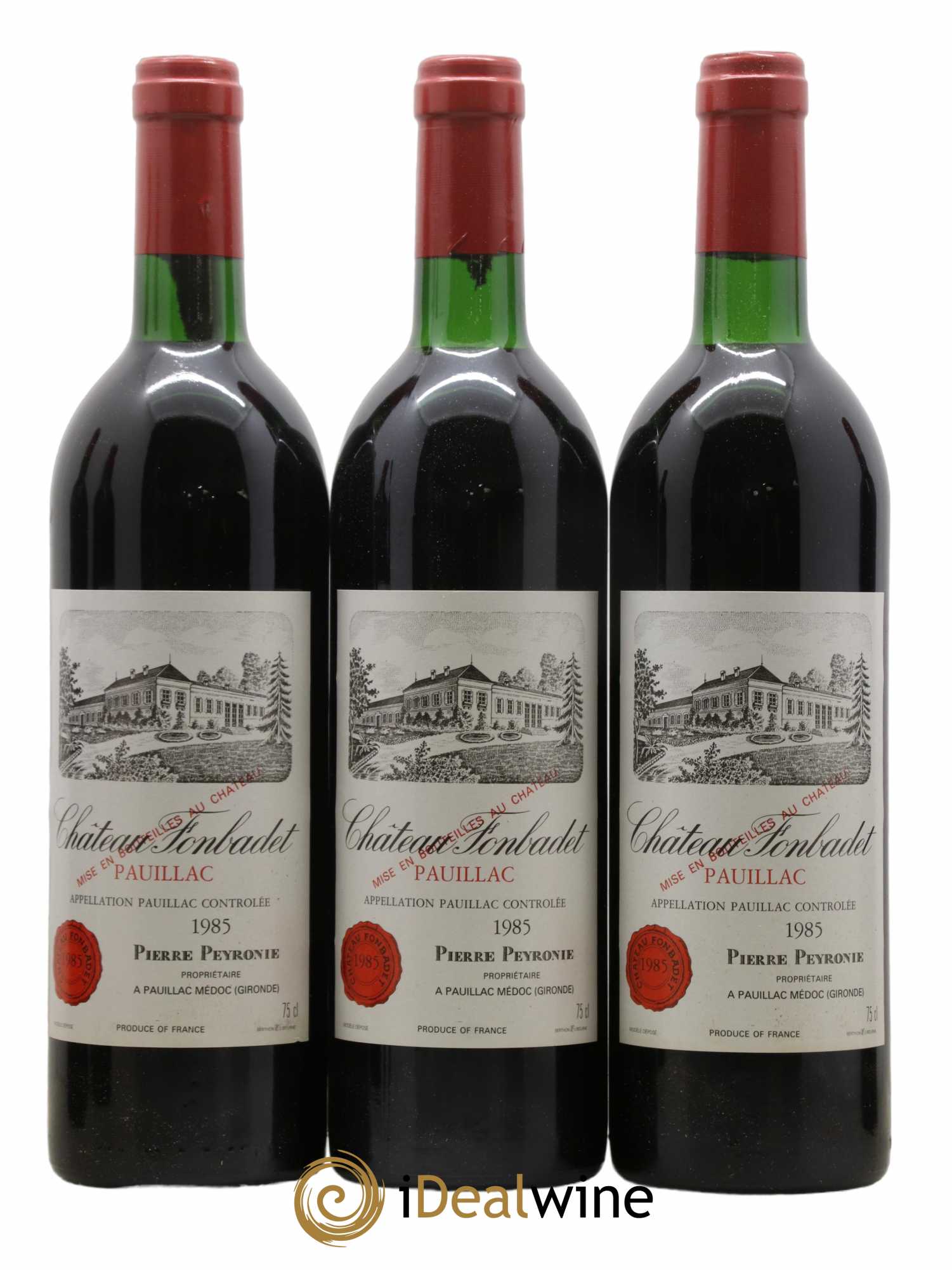 Château Fonbadet 1985 - Lot de 12 bouteilles - 3