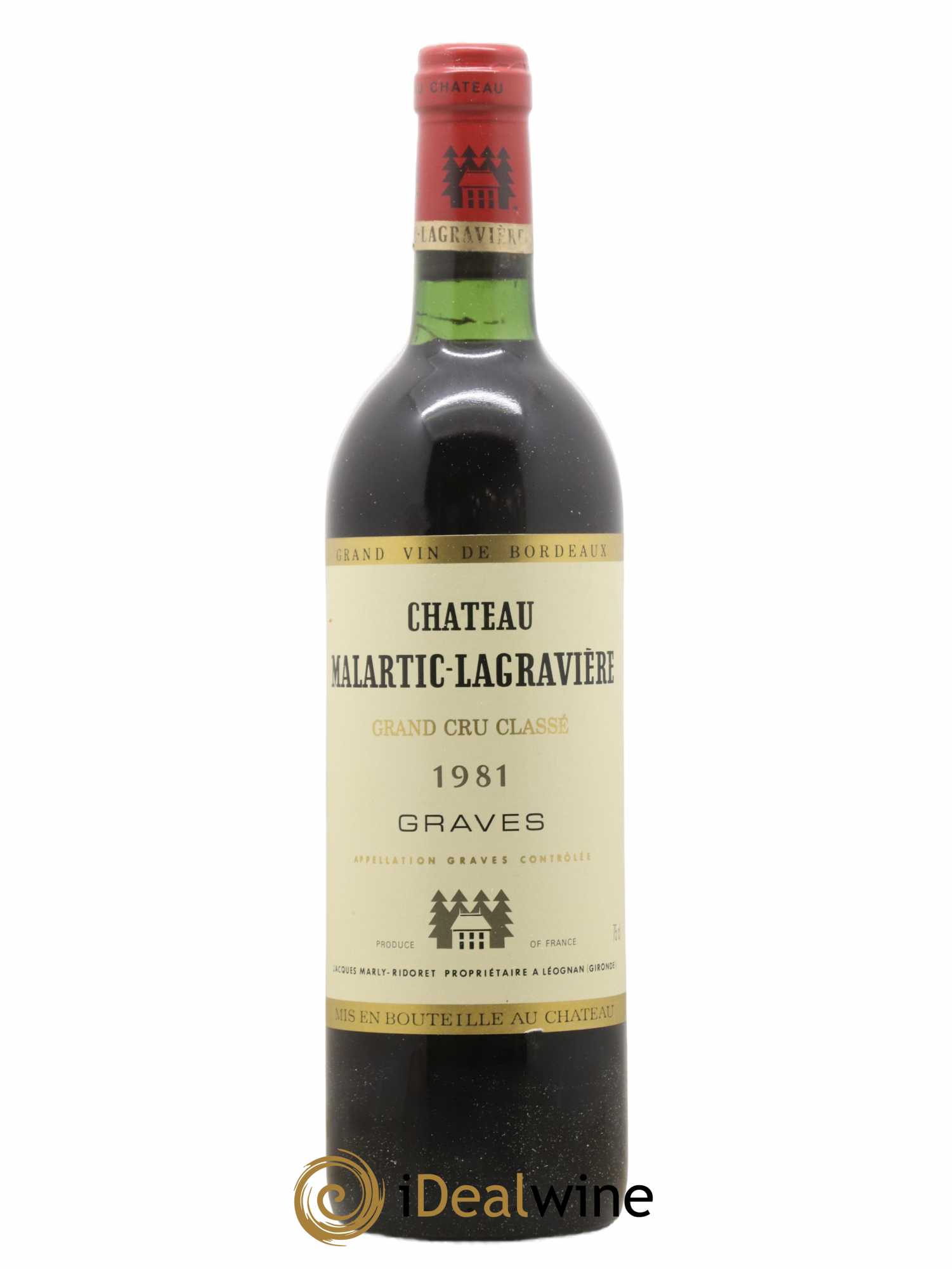 Château Malartic-Lagravière Cru Classé de Graves 1981 - Lot de 1 bouteille - 0