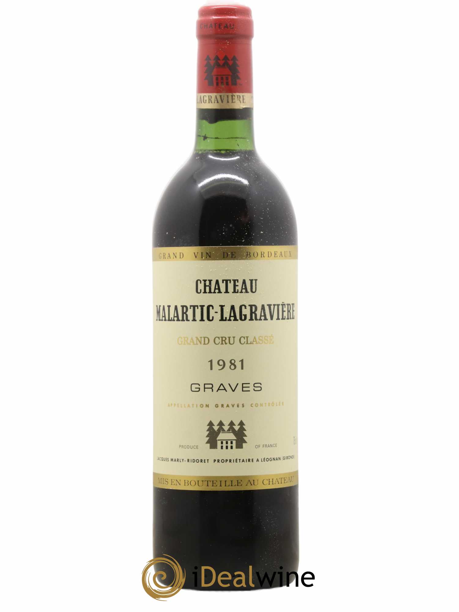 Château Malartic-Lagravière Cru Classé de Graves 1981 - Lot de 1 bouteille - 0
