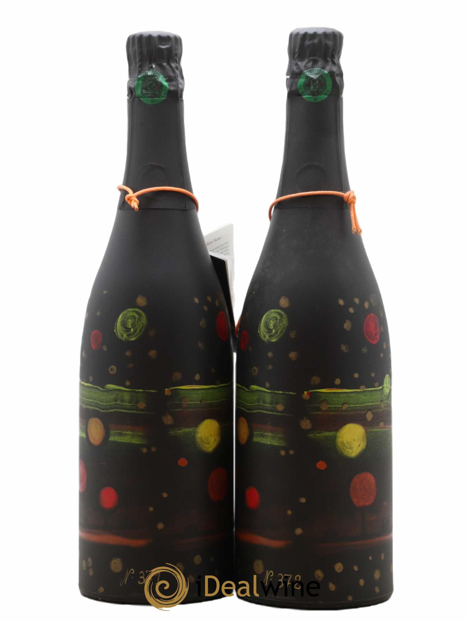 2002 - Collection Amadou Sow Taittinger 2002 - Lot of 2 bottles - 2